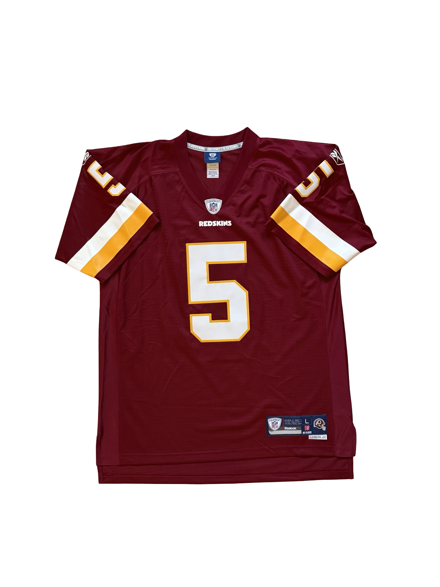 NFL Donovan McNabb 5 Washington Redskins Reebok Football Jersey Size L