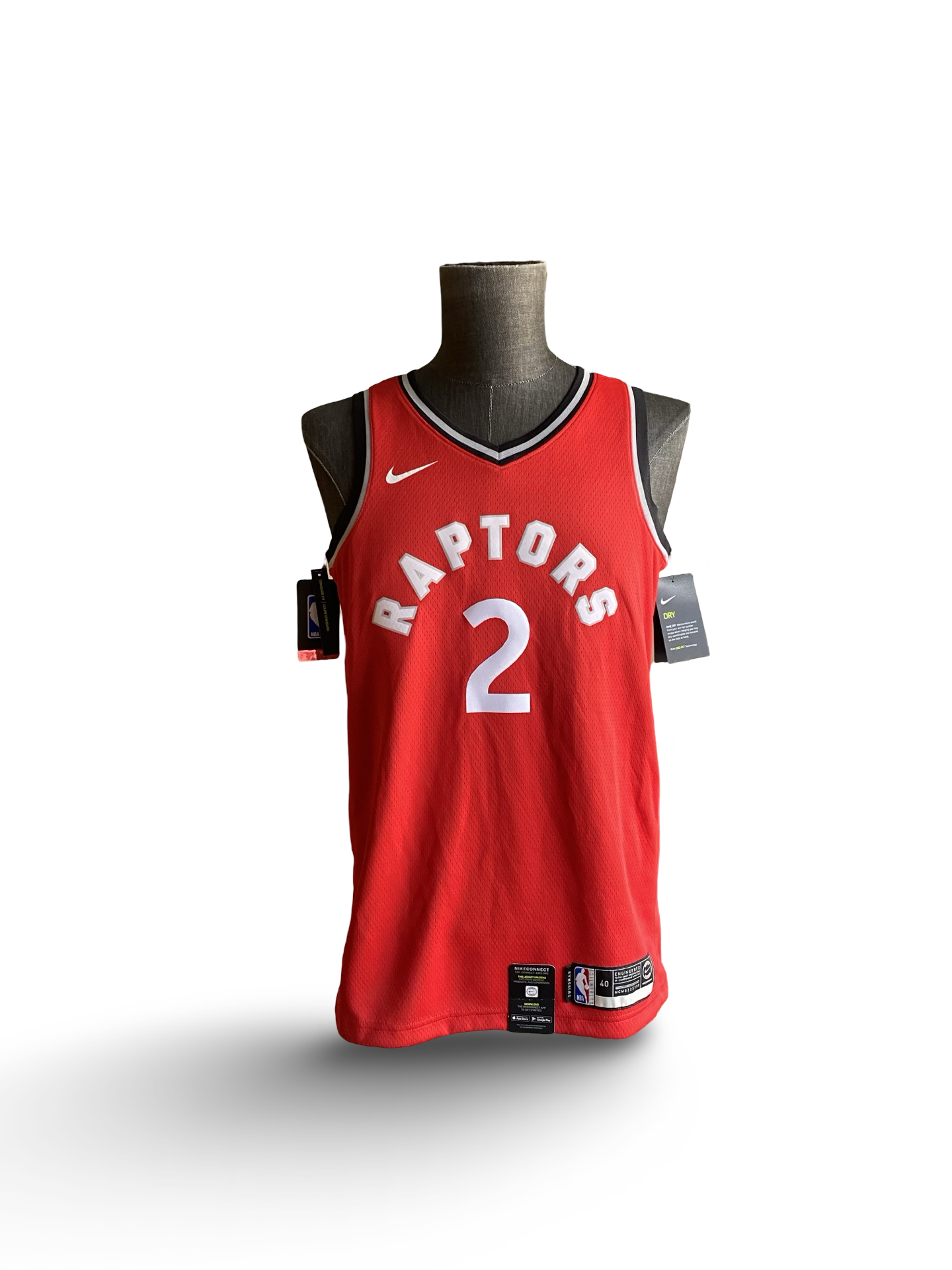 NBA Kawhi Leonard 2 Toronto Raptors 2019 Nike Connect Swingman Icon Jersey *New W/ Tags* Size S