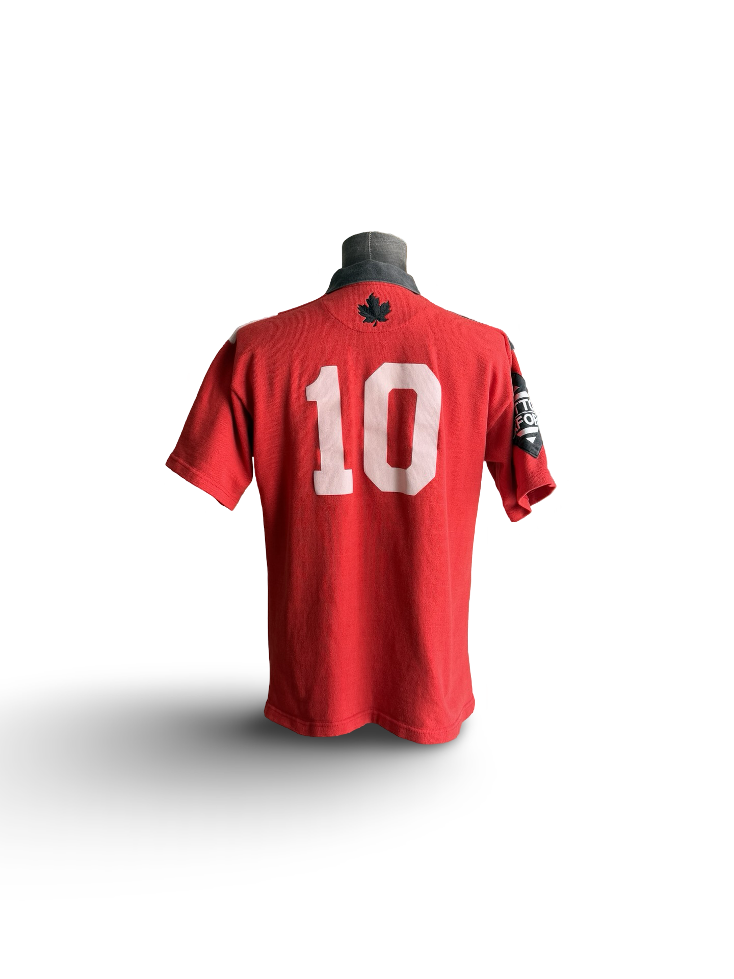 Rugby Union Vtg Rare Gareth Rees 10 Canada National Team 90’s Cotton Oxford Rugby Jersey Size XL