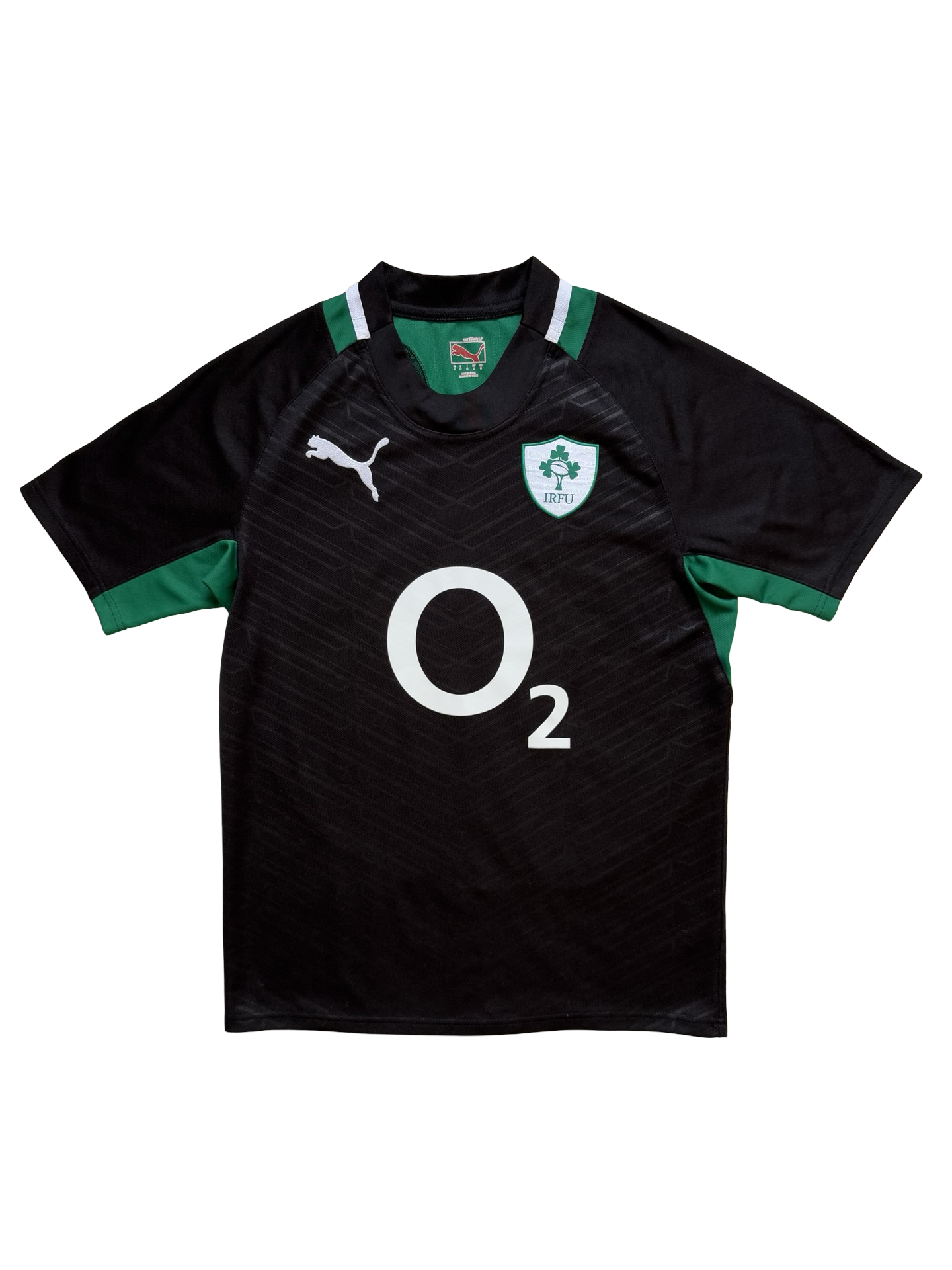 Rugby Vtg Ireland National Team IRFU 2010 Puma O2 Away Rugby Jersey Size M