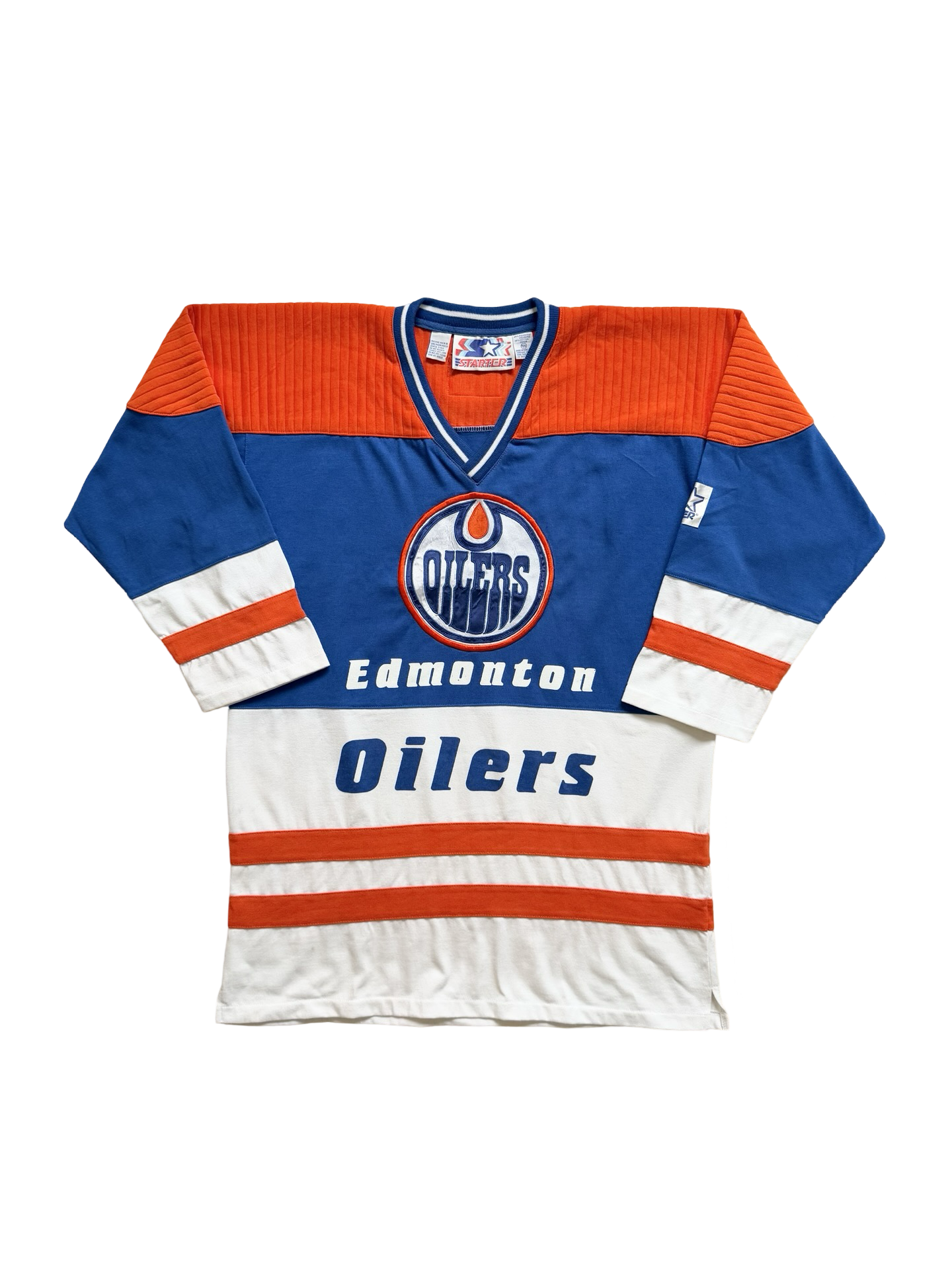 NHL Vtg 90’s Edmonton Oilers Starter Hockey Style Jersey Size XL