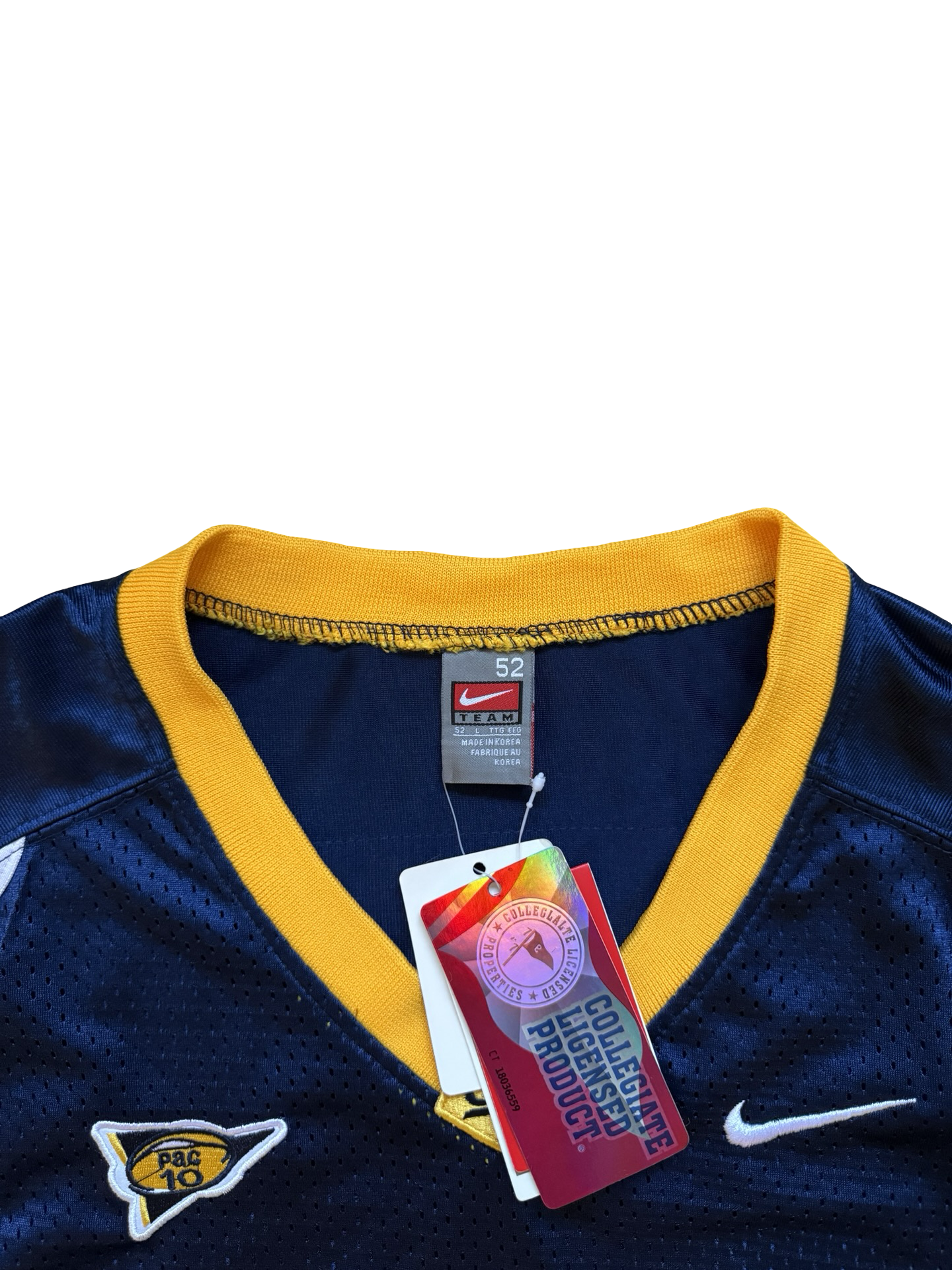NCAA Vtg Desean Jackson 1 California Golden Bears Nike Football Jersey NWT Size L