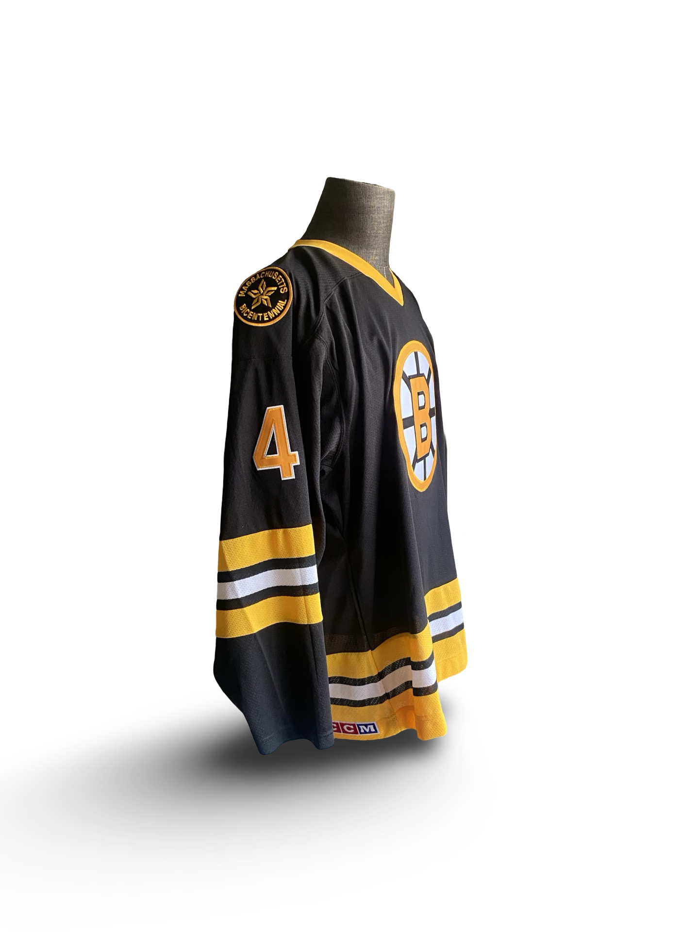 NHL Bobby Orr 4 Heroes of Hockey 1975-1976 Boston Bruins Jersey CCM Size L