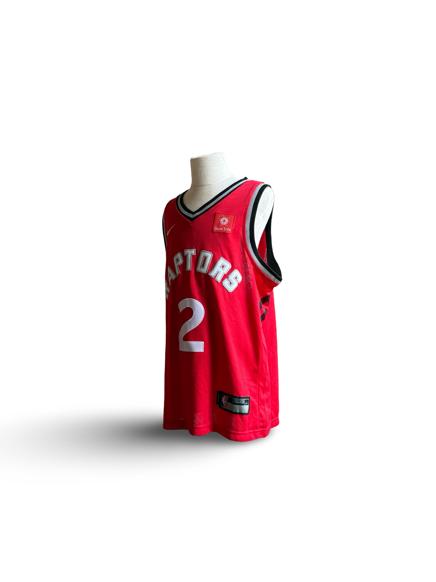 NBA Kawhi Leonard 2 Toronto Raptors Nike Swingman Sun Life Jersey Size Youth M