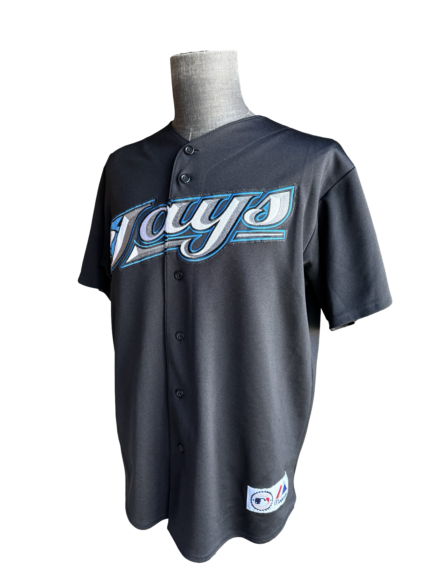 MLB Vtg Alex Rios 15 Toronto Blue Jays 2000’s Majestic Baseball Jersey Size L