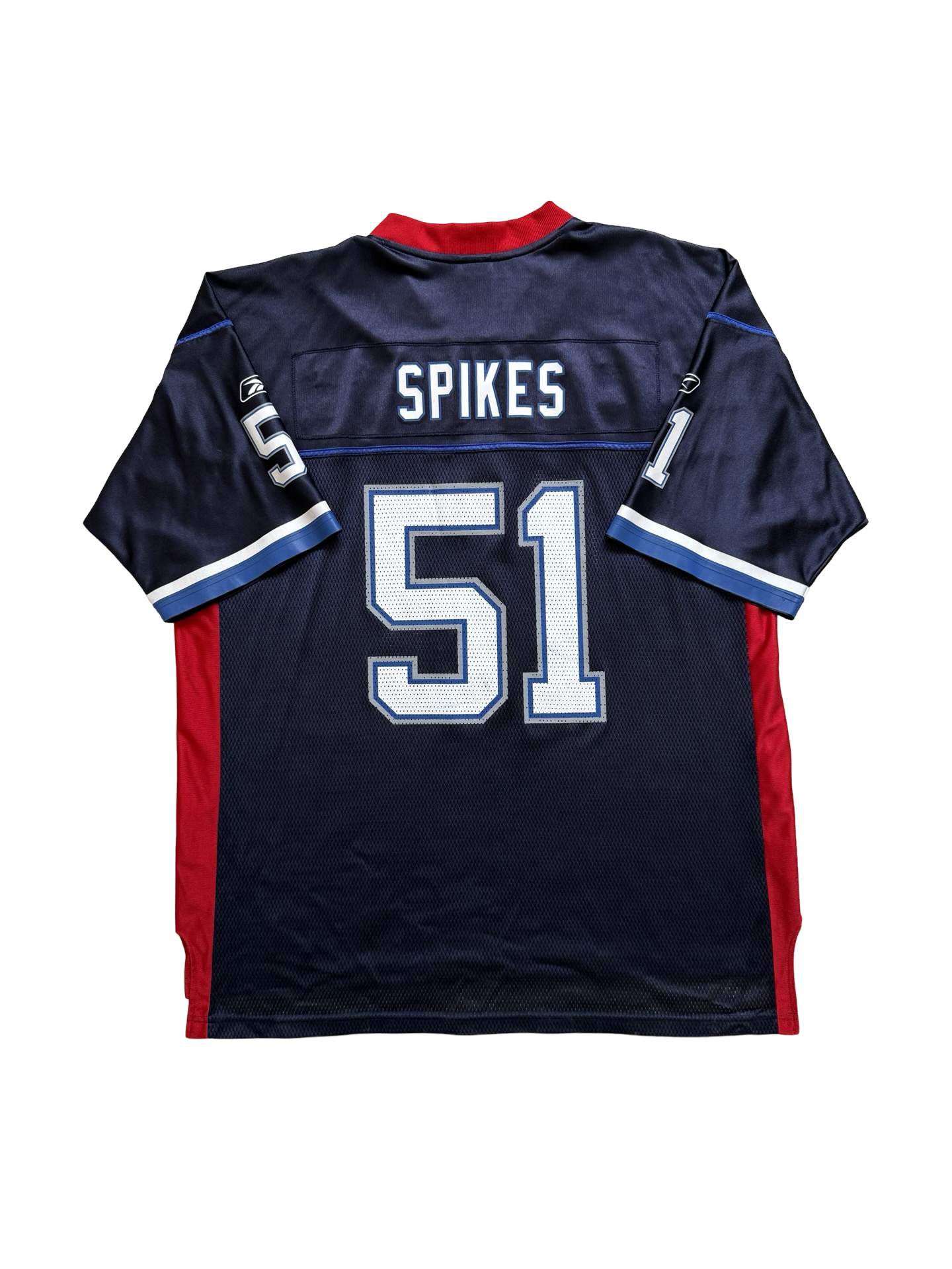 NFL Vtg Takeo Spikes 51 Reebok 2000’s Buffalo Bills Jersey Size 2XL