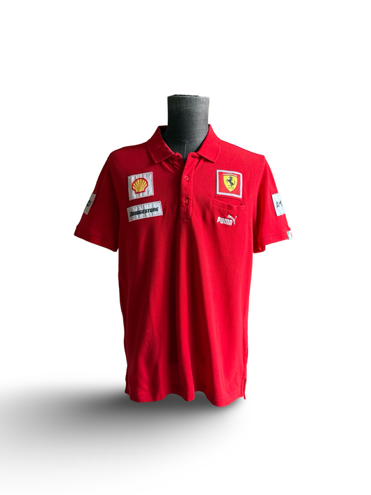 RACING F1 Scuderia Ferrari Puma Polo Team Shirt L