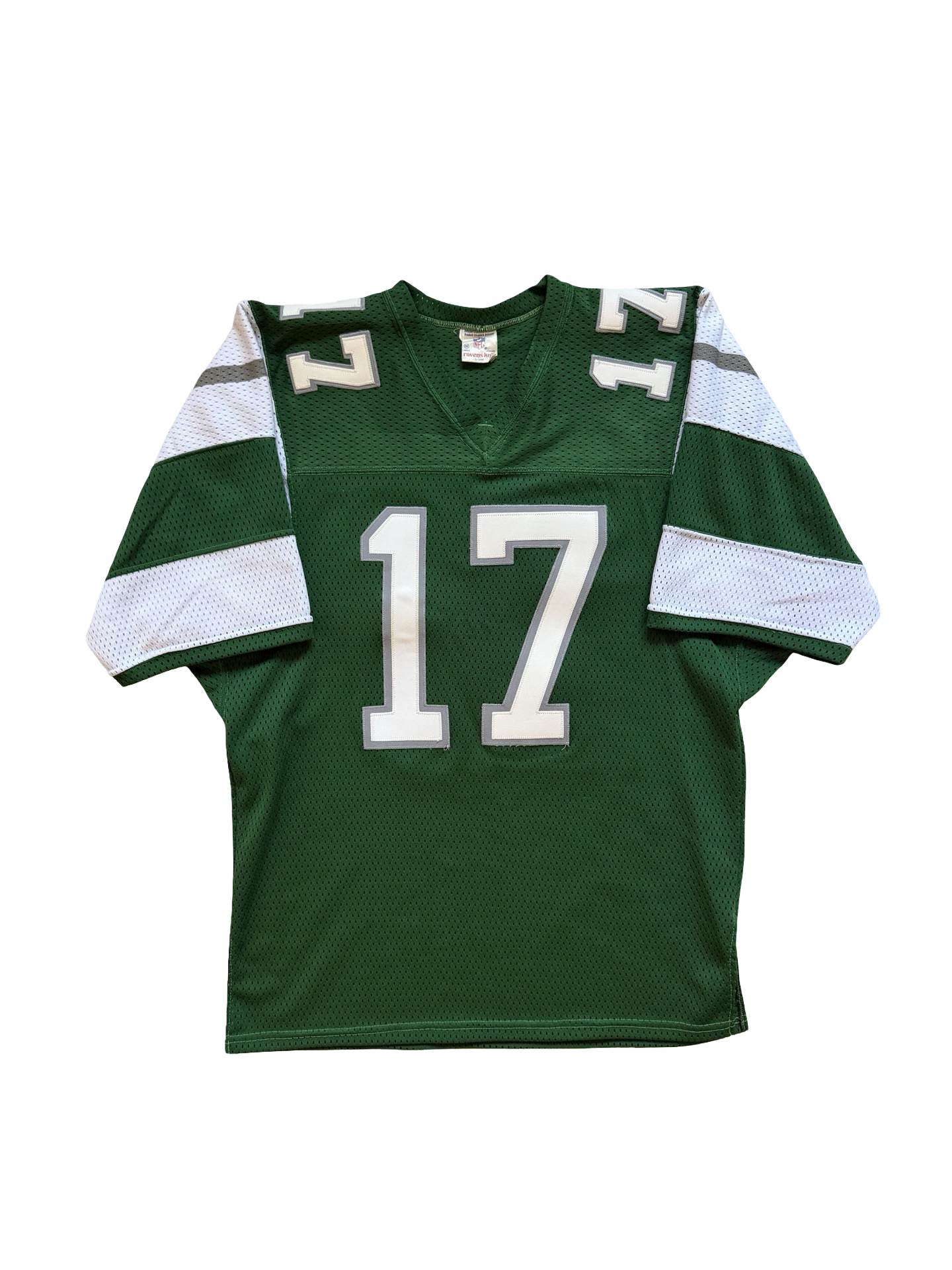 NFL Vtg Harold Carmichael 17 Philadelphia Eagles 80’s Raven Knit Football Jersey Size M