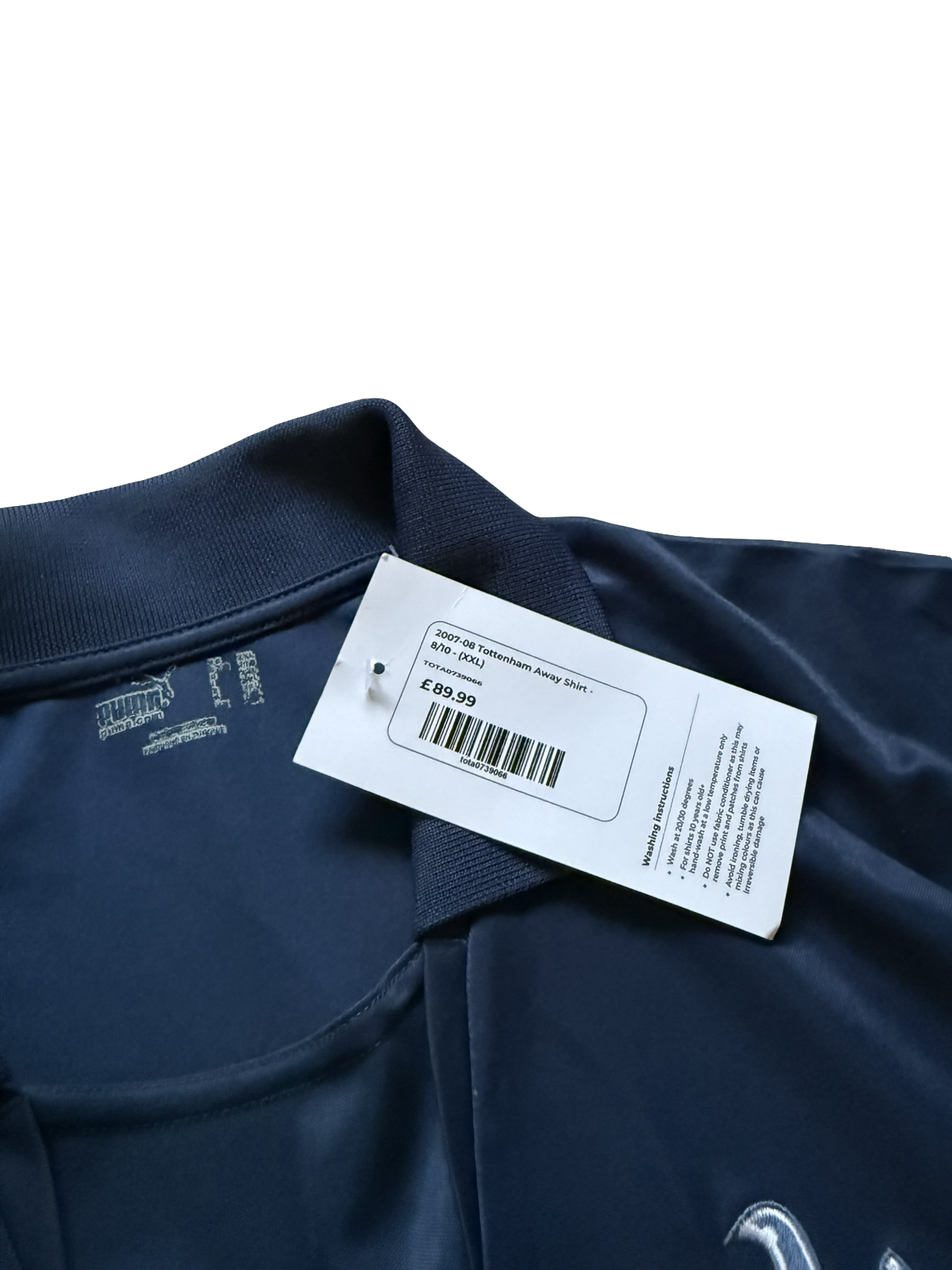 EPL Tottenham Hotspur 2007/08 Puma Football Away Jersey 2XL