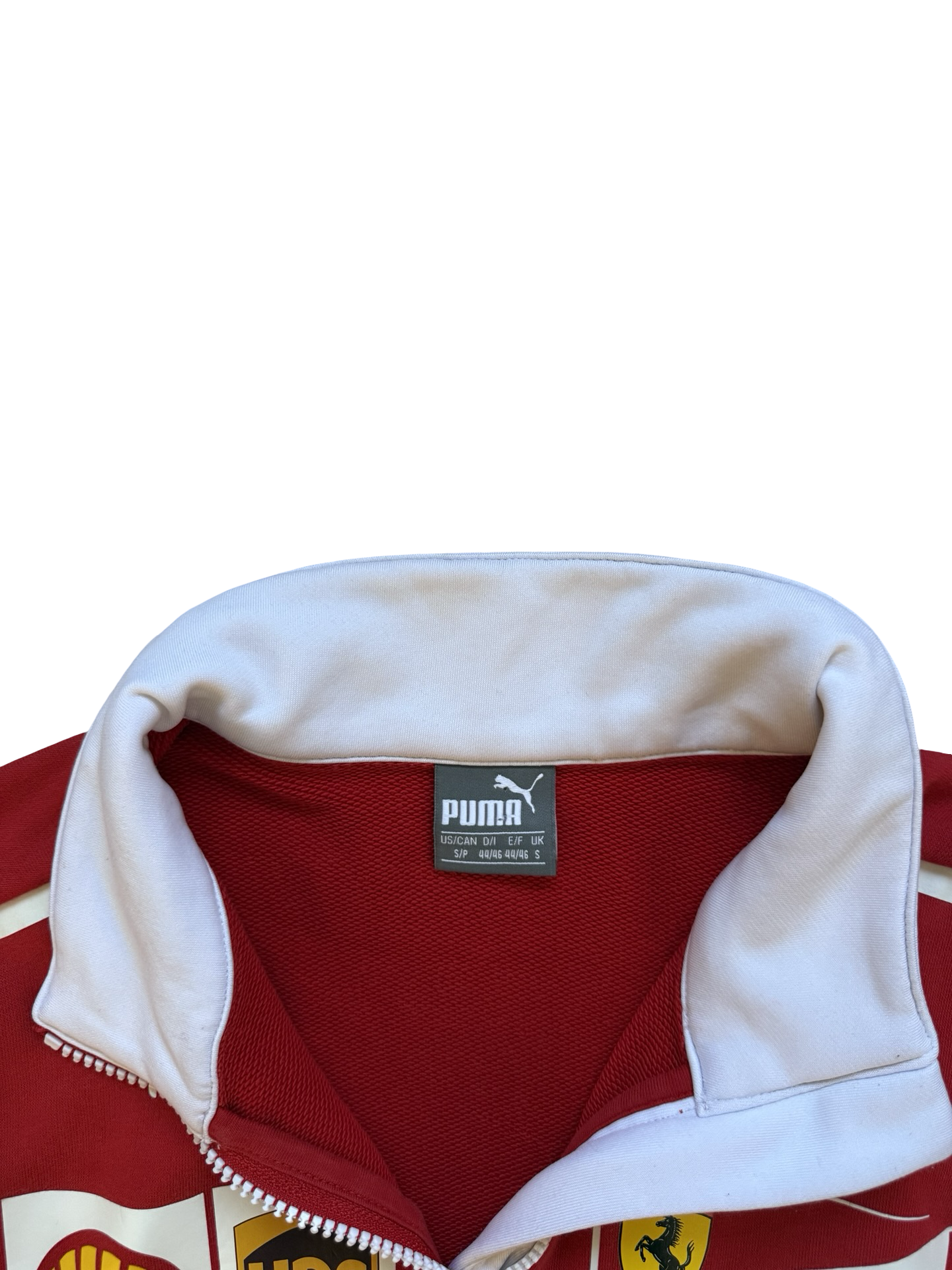 RACING F1 Scuderia Ferrari x Puma Santander L/S Quarter Zip Pullover Size S