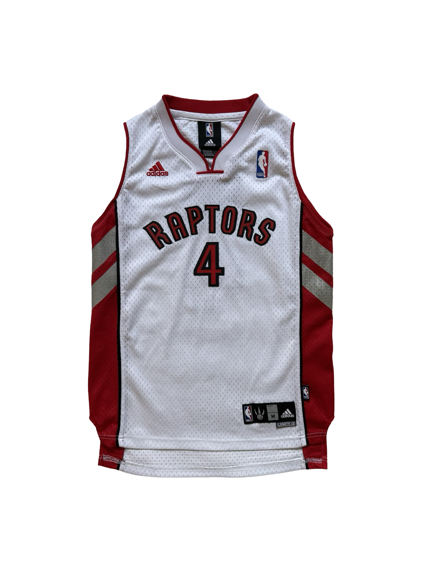 NBA Vtg Chris Bosh 4 Adidas Toronto Raptors Jersey Size Youth L (10/12)