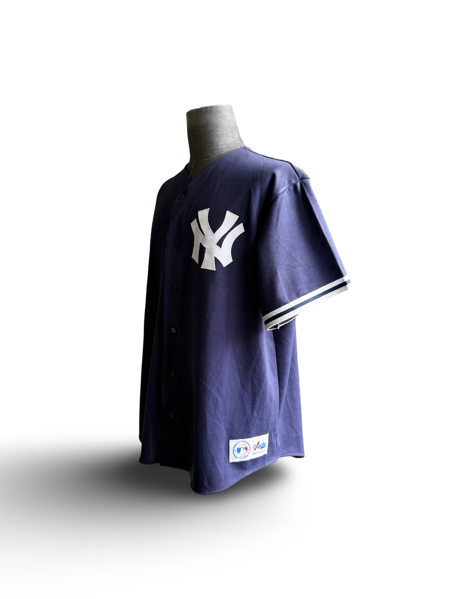 MLB Vtg New York Yankees Majestic Made In USA Baseball Jersey Size L