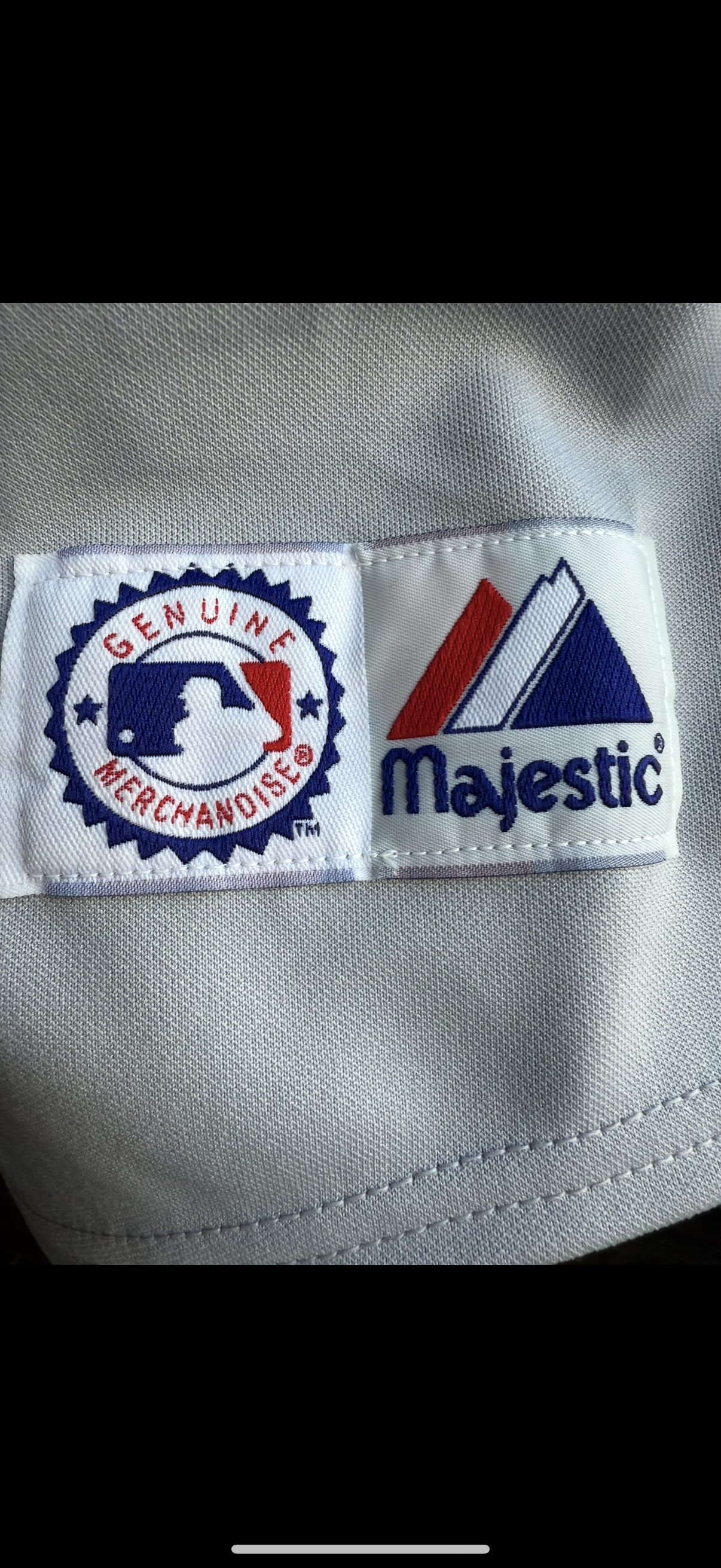 MLB Vtg Toronto Blue Jays 2000’s Majestic Grey Retro Baseball Jersey Size XL