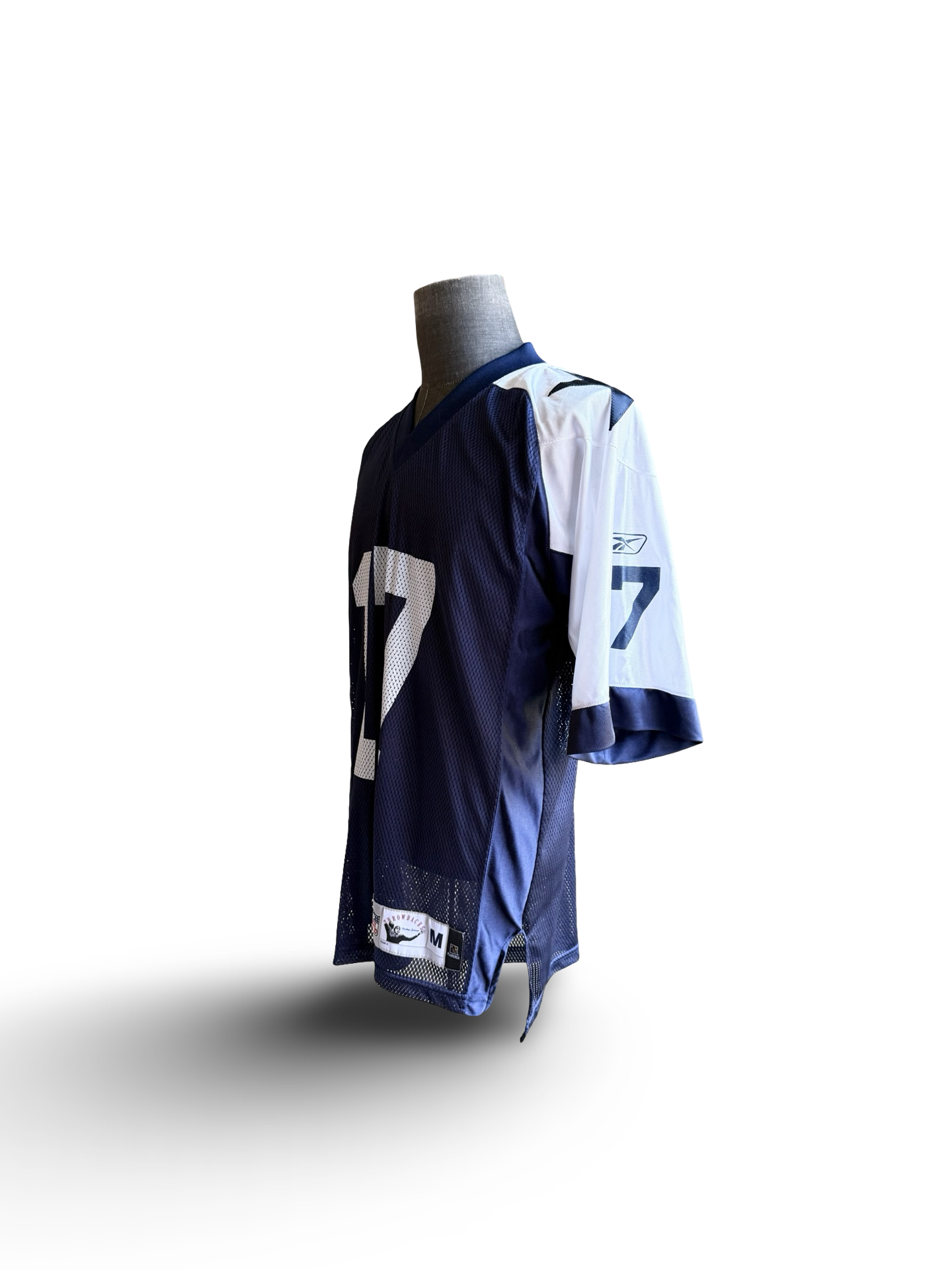 NFL Vtg Quincy Carter 17 Dallas Cowboys  Reebok Classic Throwback Vintage Football Jersey Size M