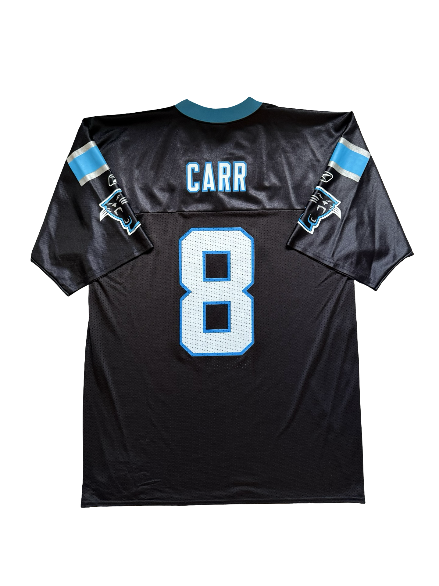 NFL Vtg David Carr 8 Carolina Panthers Reebok Football Jersey Size L