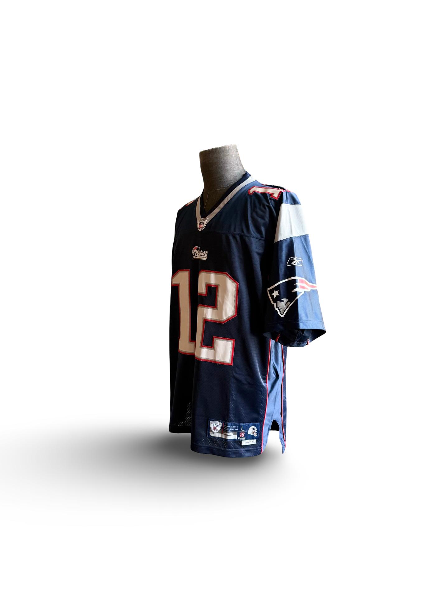 NFL Vtg 2000’s Tom Brady 12 New England Patriots Jersey Size L