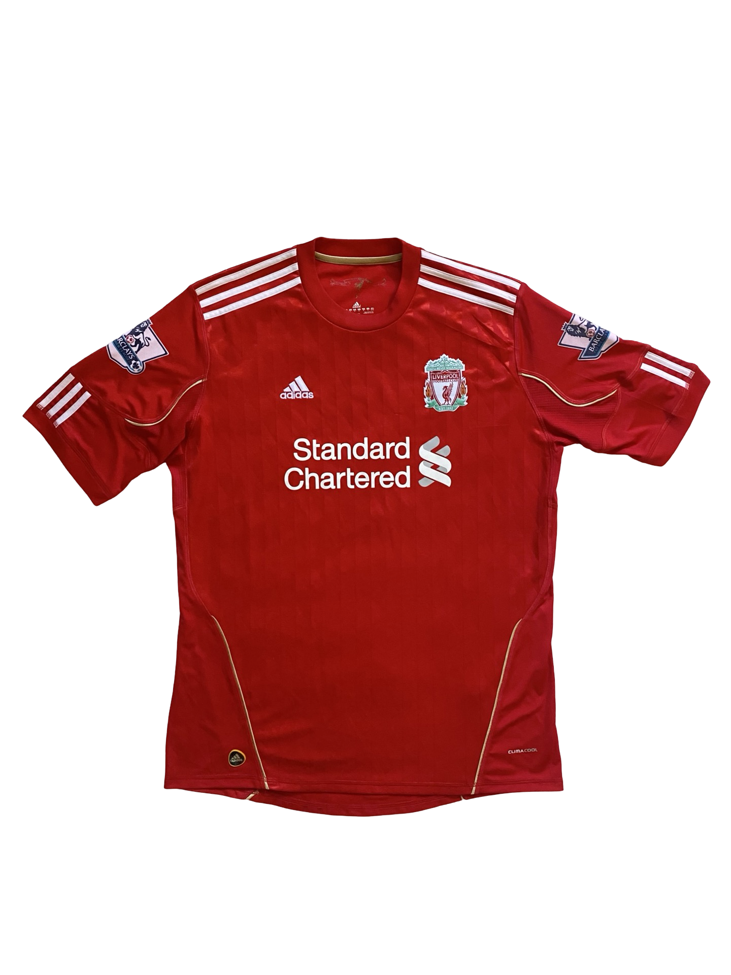 EPL Vtg Robbie Keane 7 Liverpool FC 2011-12 Adidas Football Home Jersey Size XL