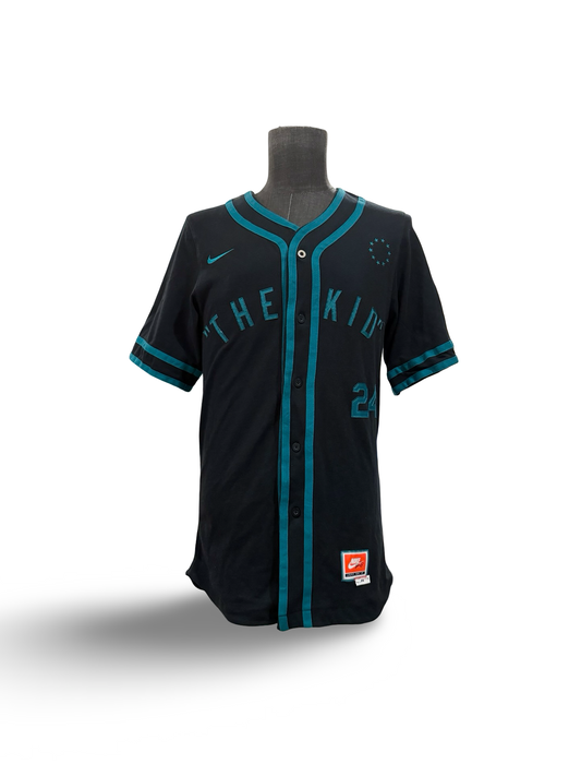 MLB Ken Griffey 24 ‘The Kid’ Nike Seattle Mariners Retirement Career Baseball Jersey *New W/ Tags* Size S