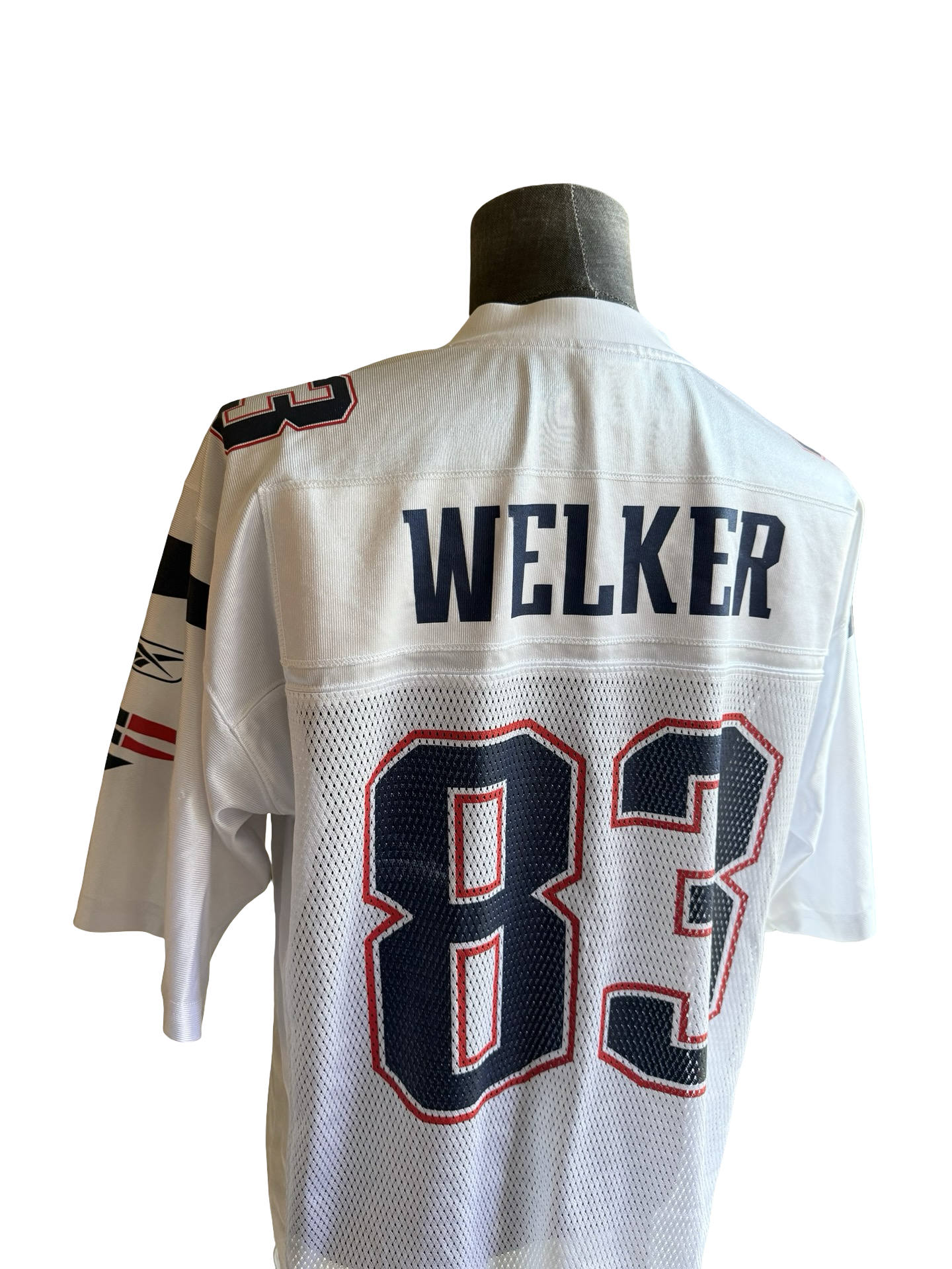 NFL Wes Welker 83 New England Patriots On Field Reebok Football Jersey Size M