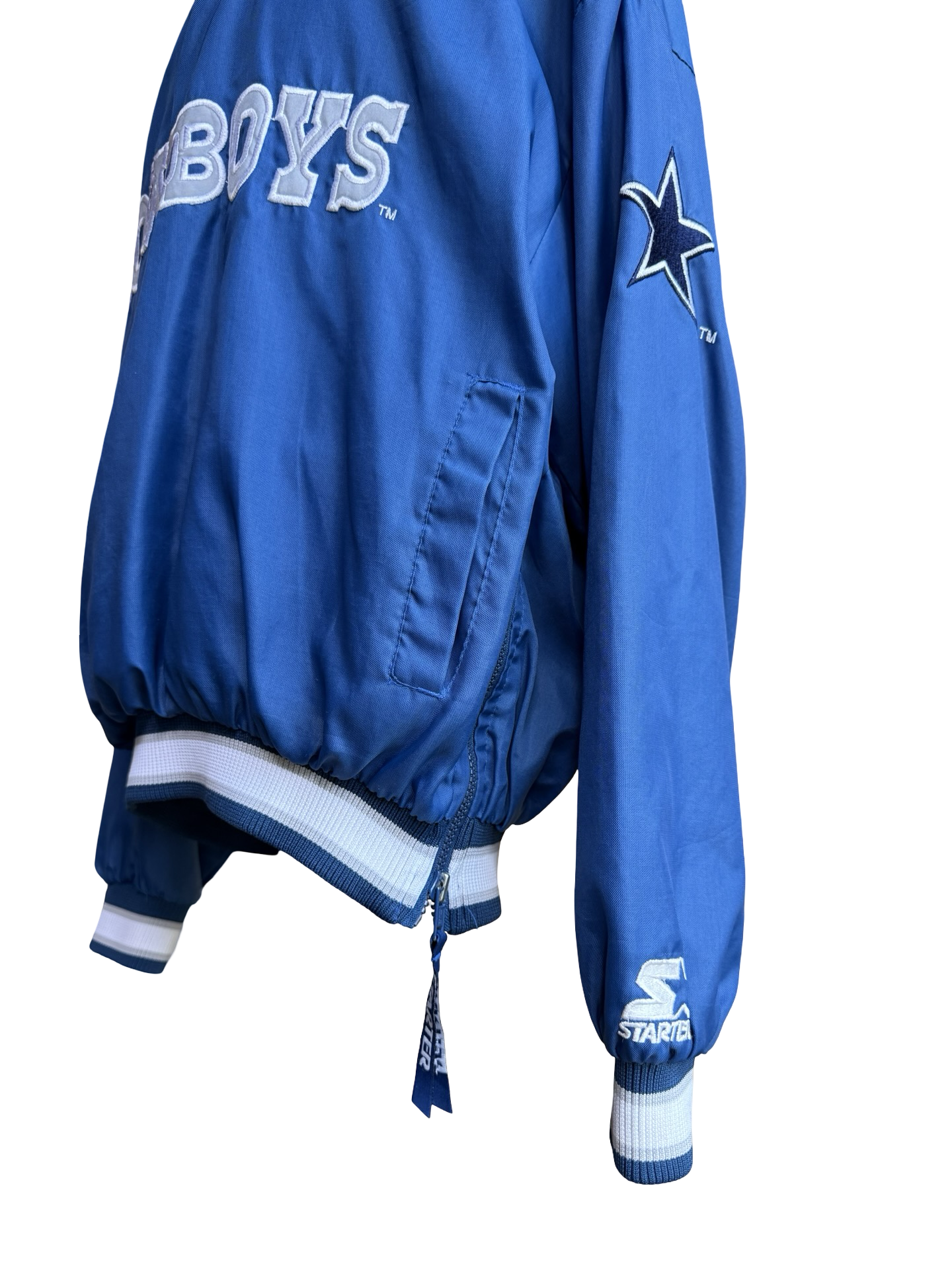 NFL Vtg Dallas Cowboys Starter Football ProLine 90’s Pullover Size Youth L