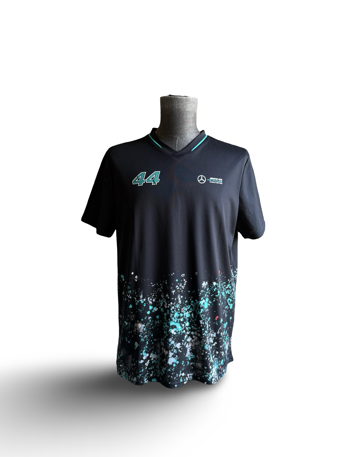 RACING F1 Lewis Hamilton 44 Mercedes AMG Petronas Team T-Shirt Size L