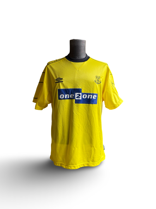 EPL Vtg Everton FC 1999-00 Umbro Football Away Jersey Size L