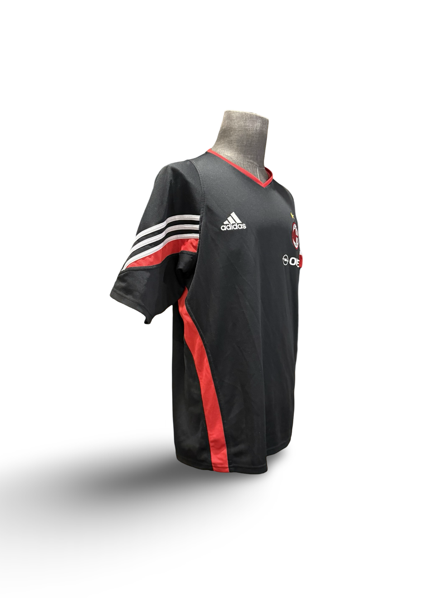 Soccer AC Milan Vtg 2003-04 Adidas Opel Football Training Jersey Size L