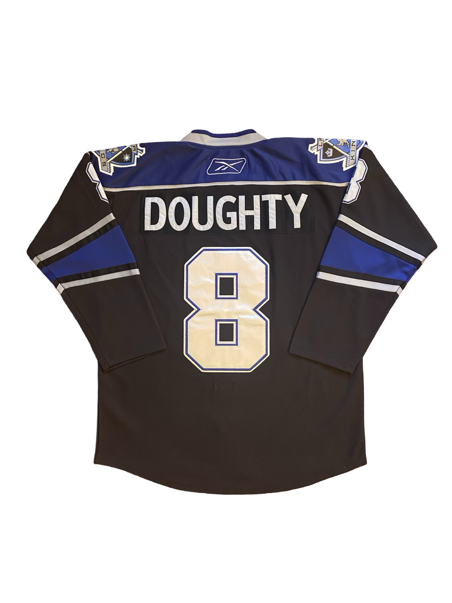 NHL Vtg Drew Doughty 8 LA Kings Coat Of Arms Jersey 2000s Size 48