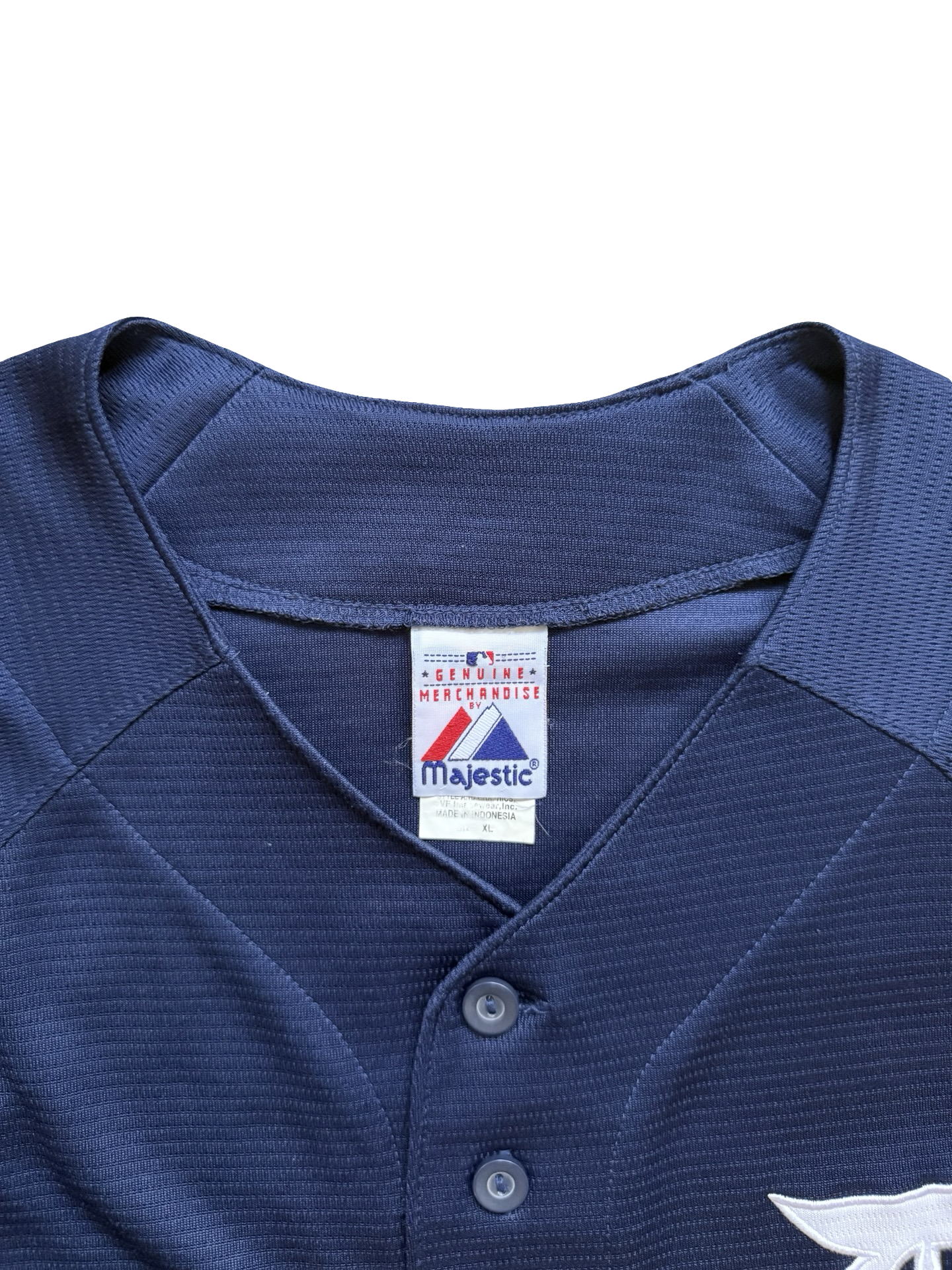 MLB Vtg Detroit Tigers Majestic Baseball Jersey Size XL