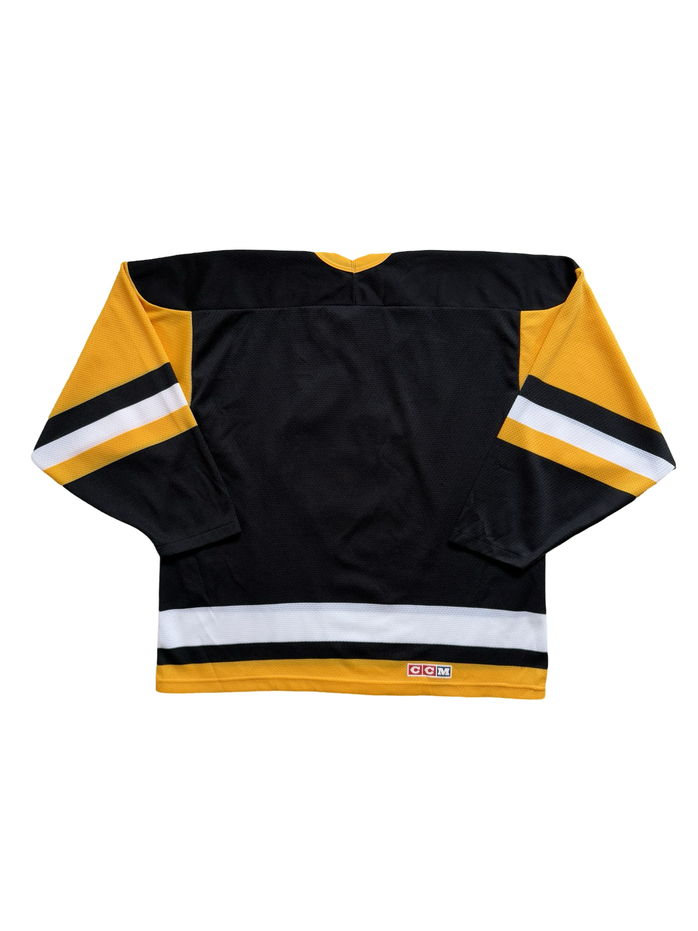 NHL Vtg 80’s Pittsburgh Penguins CCM Air Knit Jersey Size L