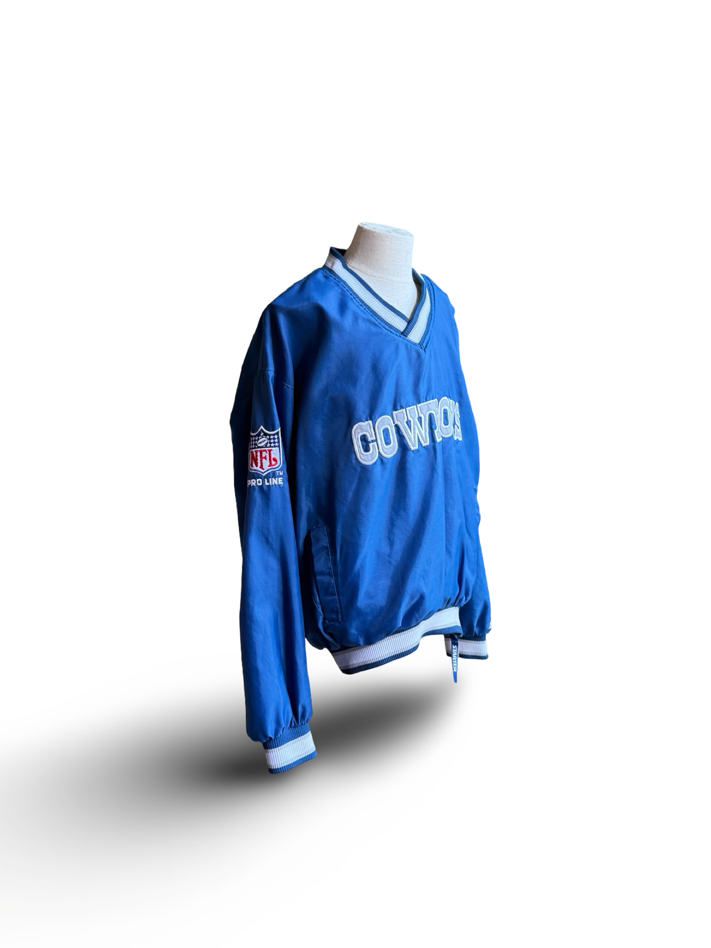 NFL Vtg Dallas Cowboys Starter Football ProLine 90’s Pullover Size Youth L