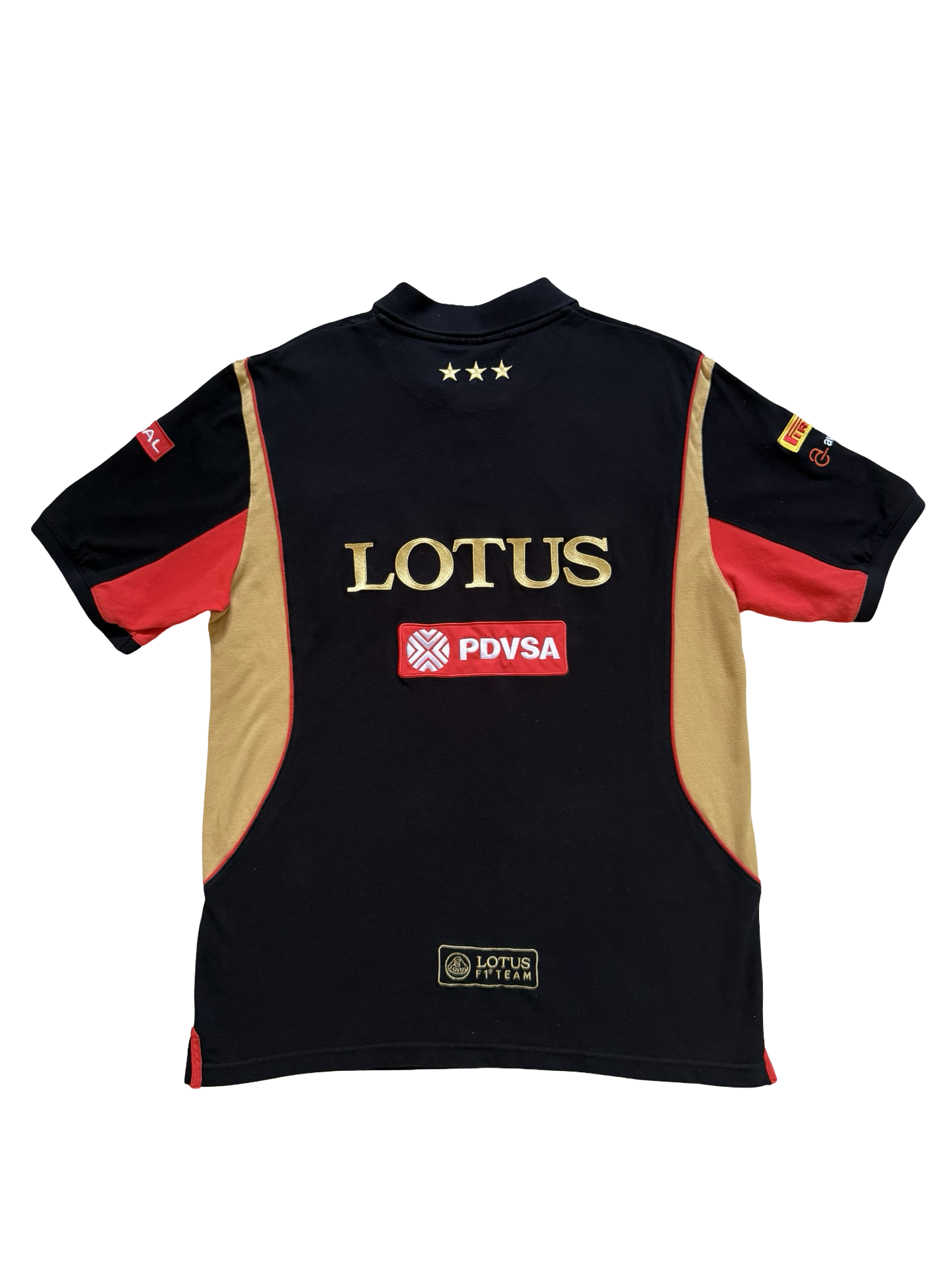 RACING F1 Vtg Lotus Renault Racing Team Polo Shirt Size 2XL