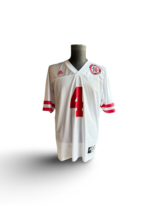 NCAA Cory Ross 4 Nebraska Huskers Adidas Football Jersey Size M