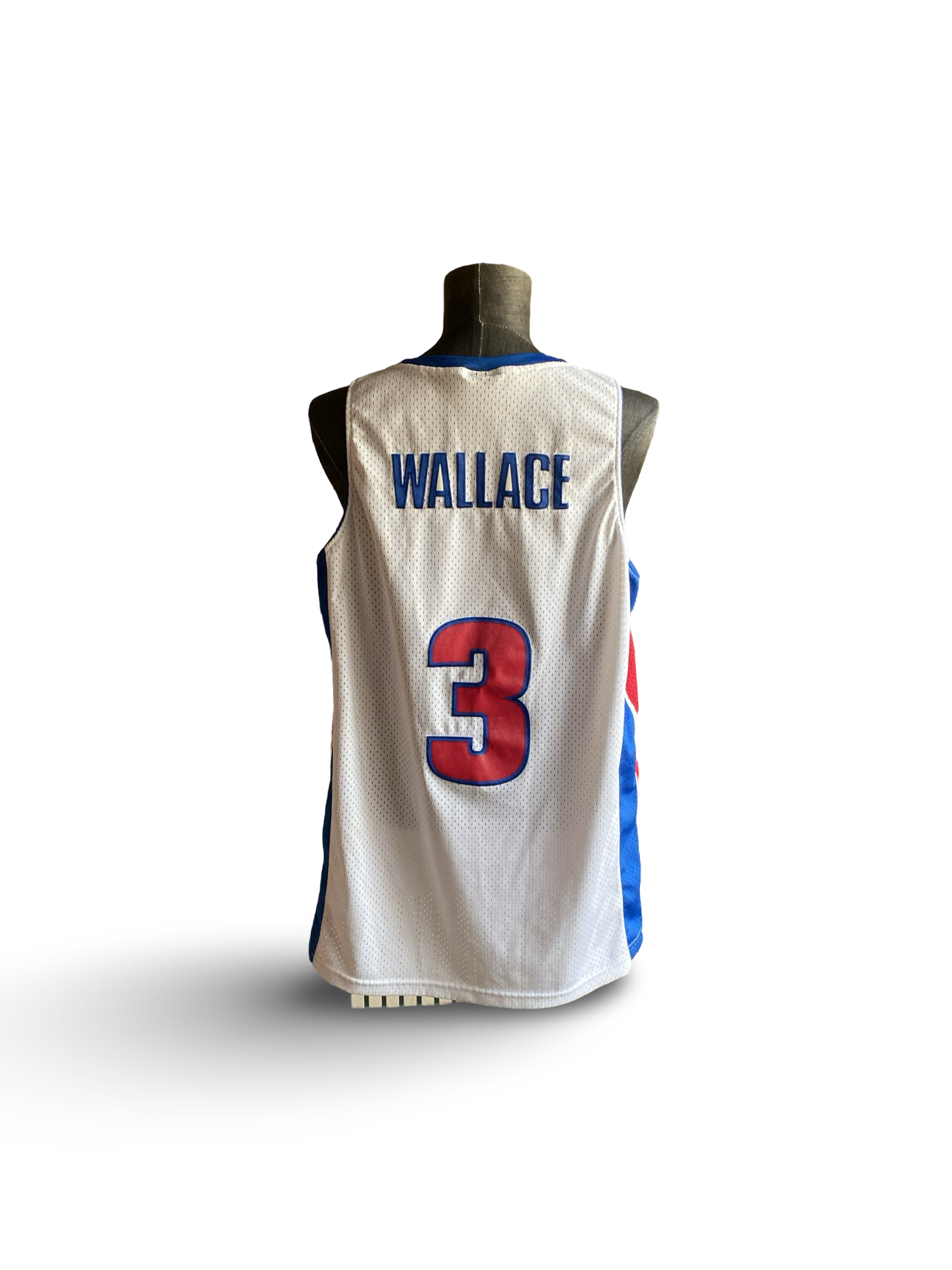 NBA Vtg Ben Wallace 3 Detroit Pistons Jersey 2000’s Nike    Size L