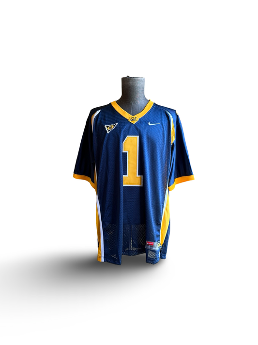 NCAA Vtg Desean Jackson 1 California Golden Bears Nike Football Jersey NWT Size L