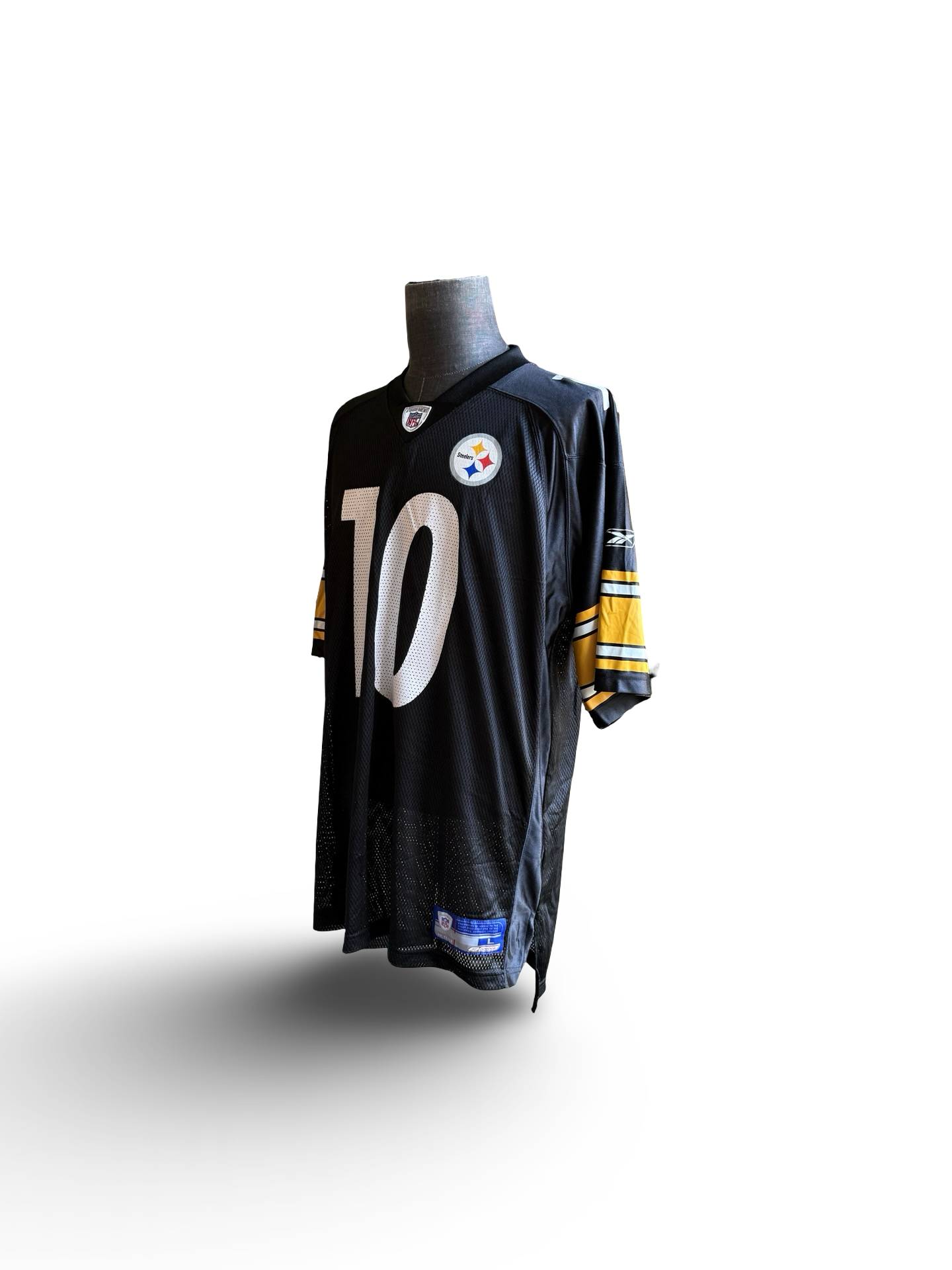NFL Vtg Kordell Stewart 10 Pittsburgh Steelers Reebok Football Jersey Size L