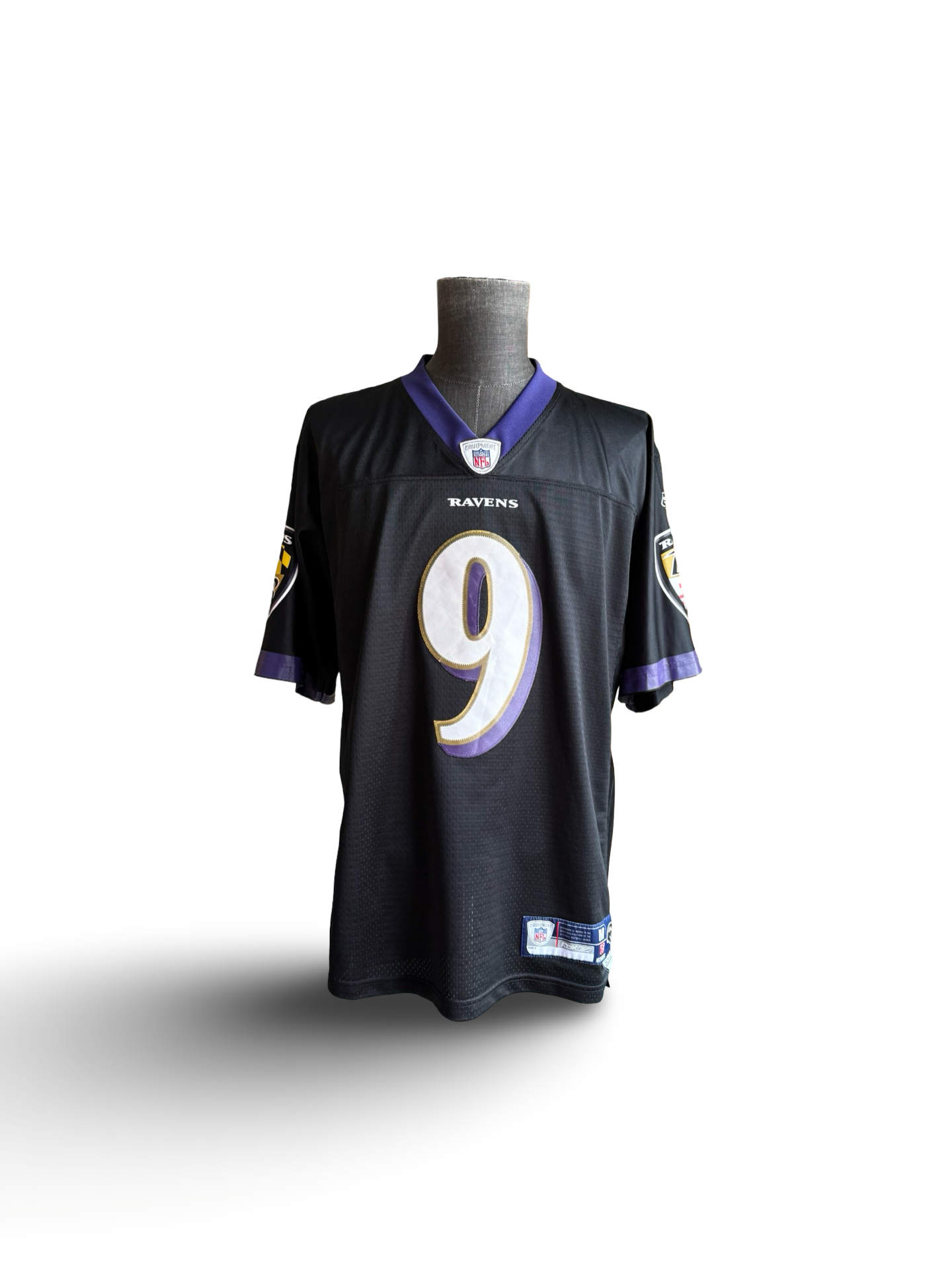 NFL Vtg Steve McNair 9 Baltimore Ravens Reebok 2000’s Football Jersey Size M