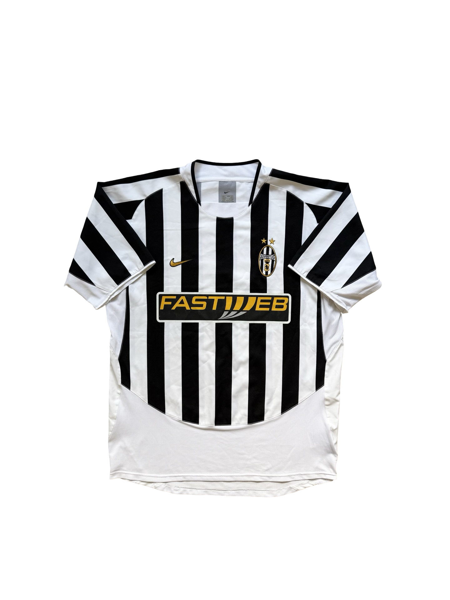 Soccer Vtg Juventus FC 2003/04 Nike Football Home Jersey Size L
