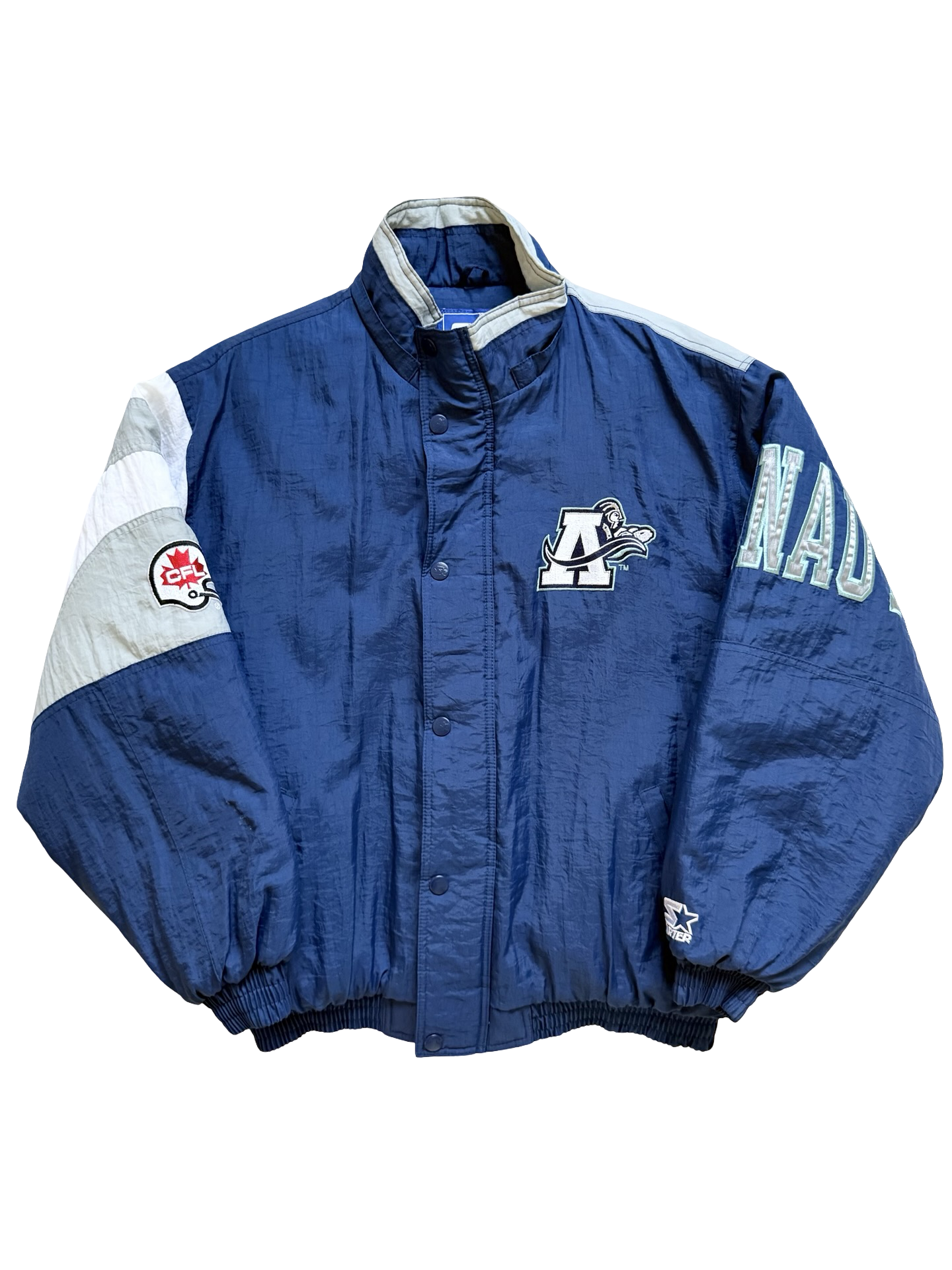 CFL Vtg 90’s Toronto Argonauts Starter Football jacket Size L