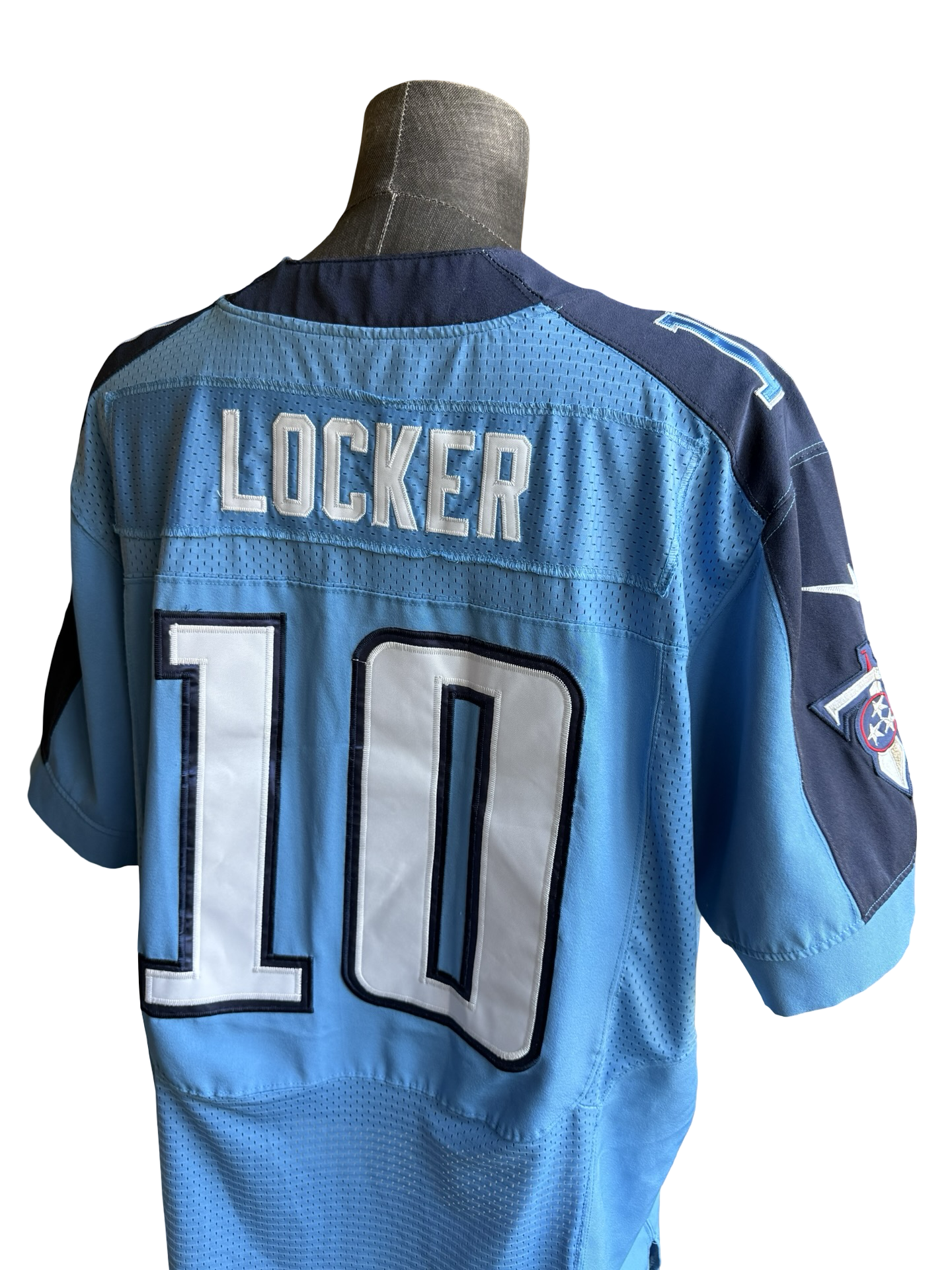 NFL Jake Locker 10 Tennessee Titans Nike Football Jersey Size 2XL