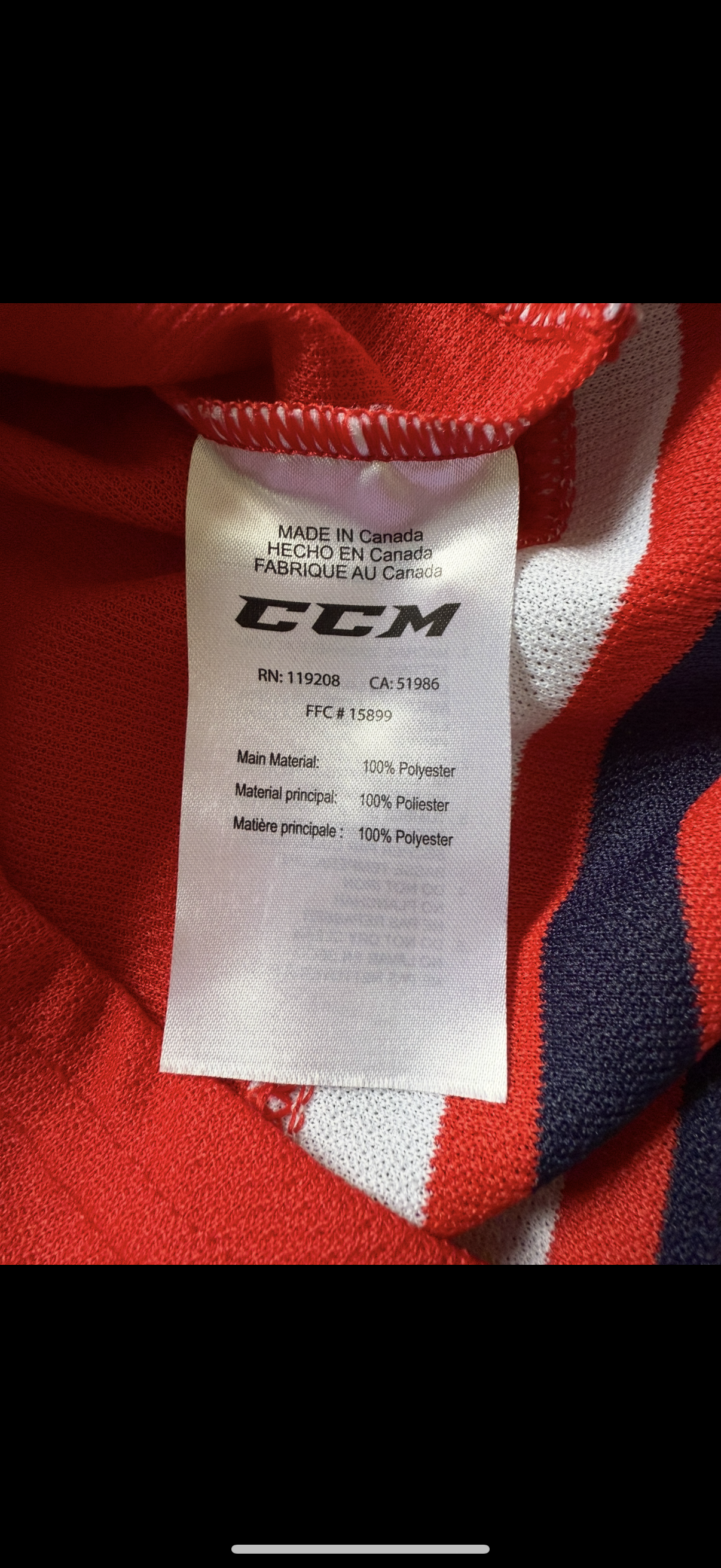 YOUTH OHL CHL Oshawa Generals CCM Hockey Jersey Size Youth L/XL