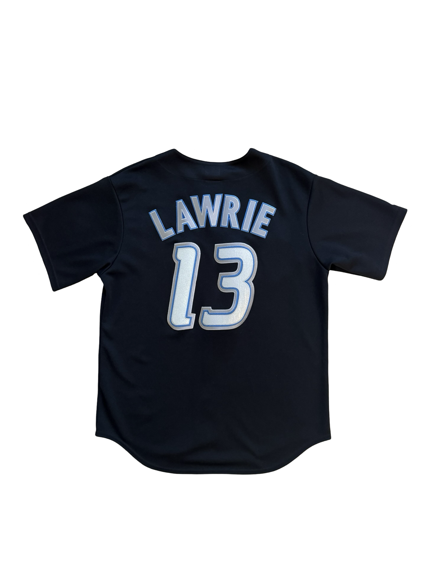 MLB Vtg Brett Lawrie 13 Toronto Blue Jays 2000’s Majestic Retro Baseball Jersey Size L
