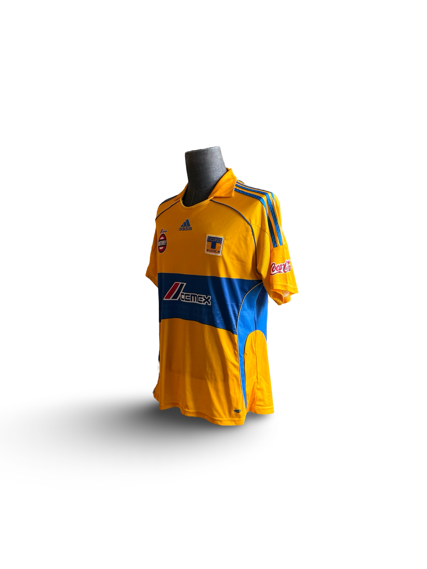 Soccer Vtg Tigres Unal 2008-09 Adidas Football Home Jersey Size L