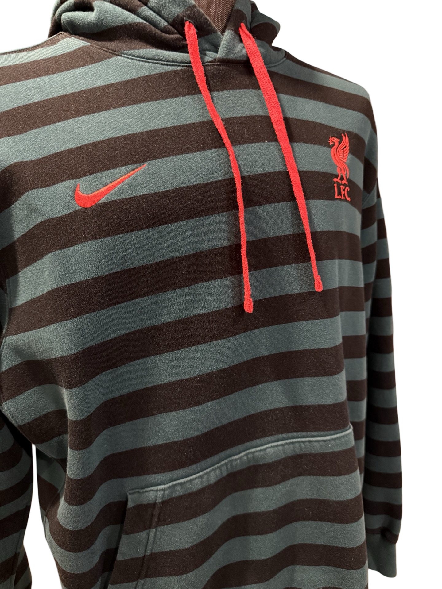 EPL Liverpool Fc Nike Teal Fleece Club Hoodie Size L