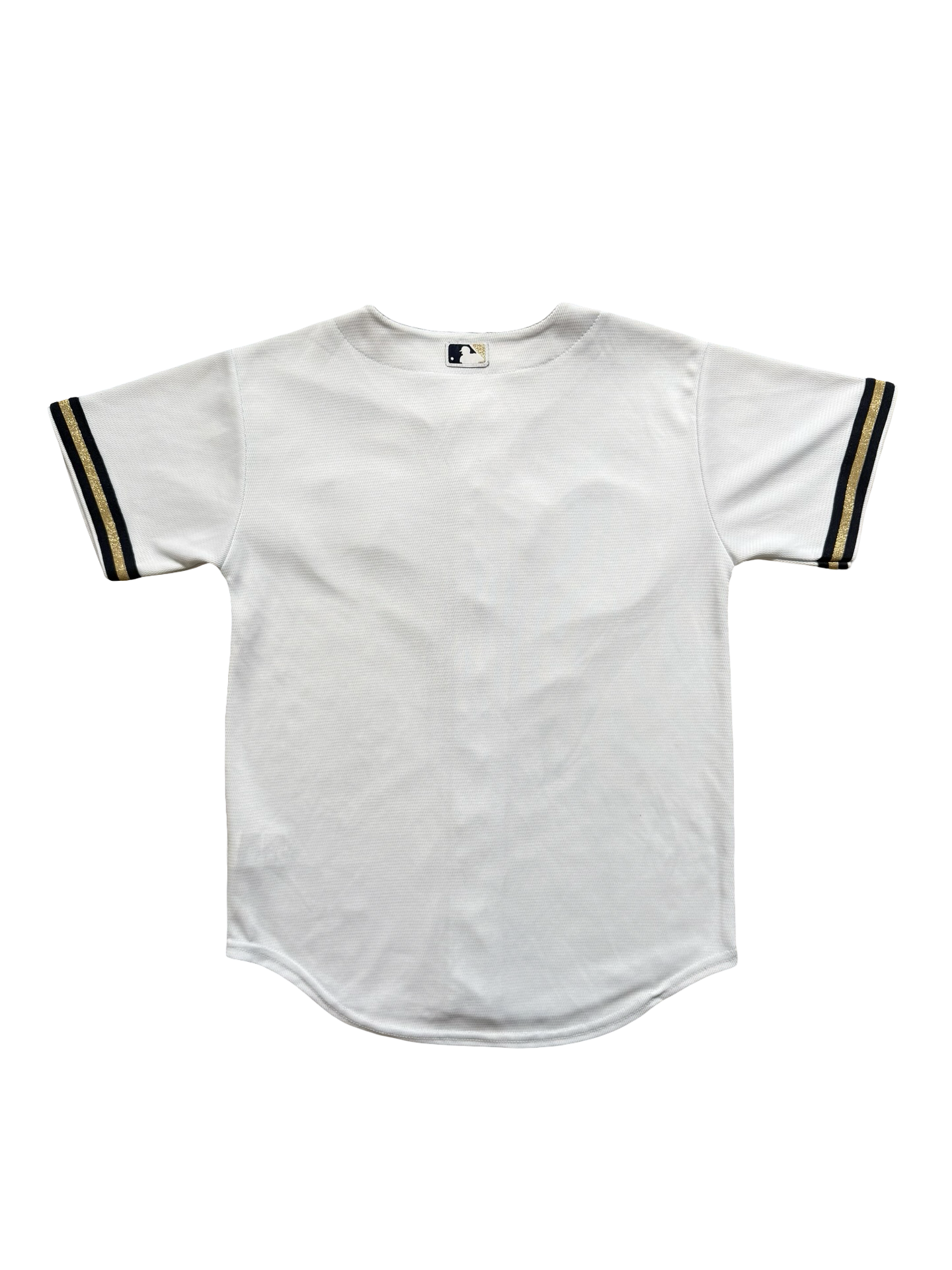 YOUTH MLB Milwaukee Brewers Majestic Baseball Jersey Size Youth M