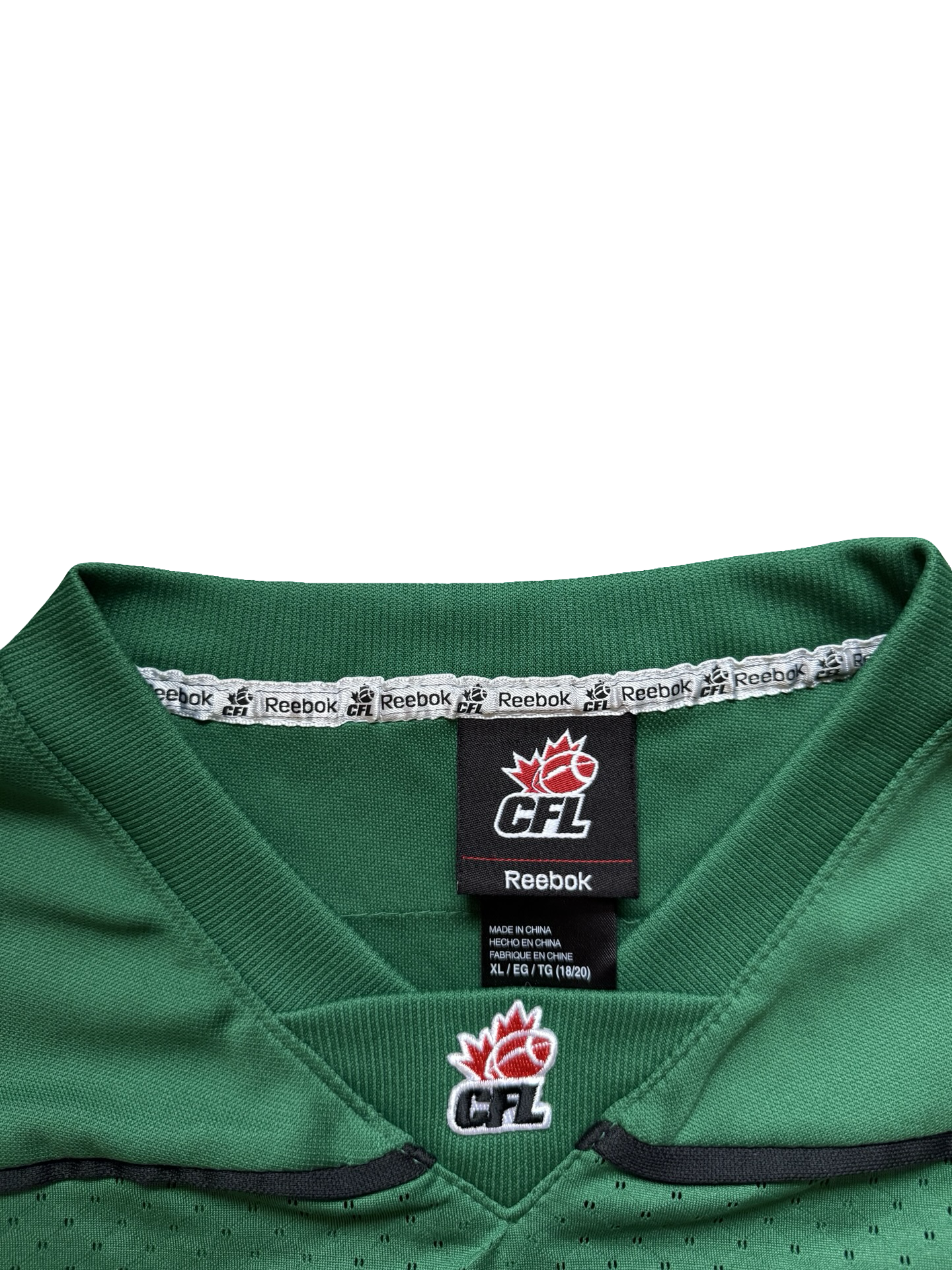 CFL Saskatchewan Roughriders Reebok Football Jersey Youth XL