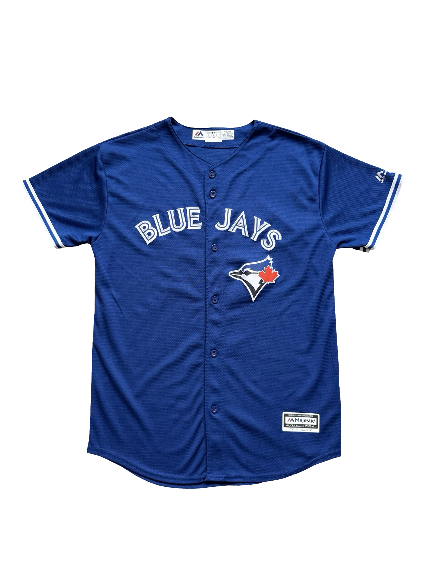 YOUTH MLB Kevin Pillar 11 Toronto Blue Jays Majestic Baseball Jersey Size Youth XL