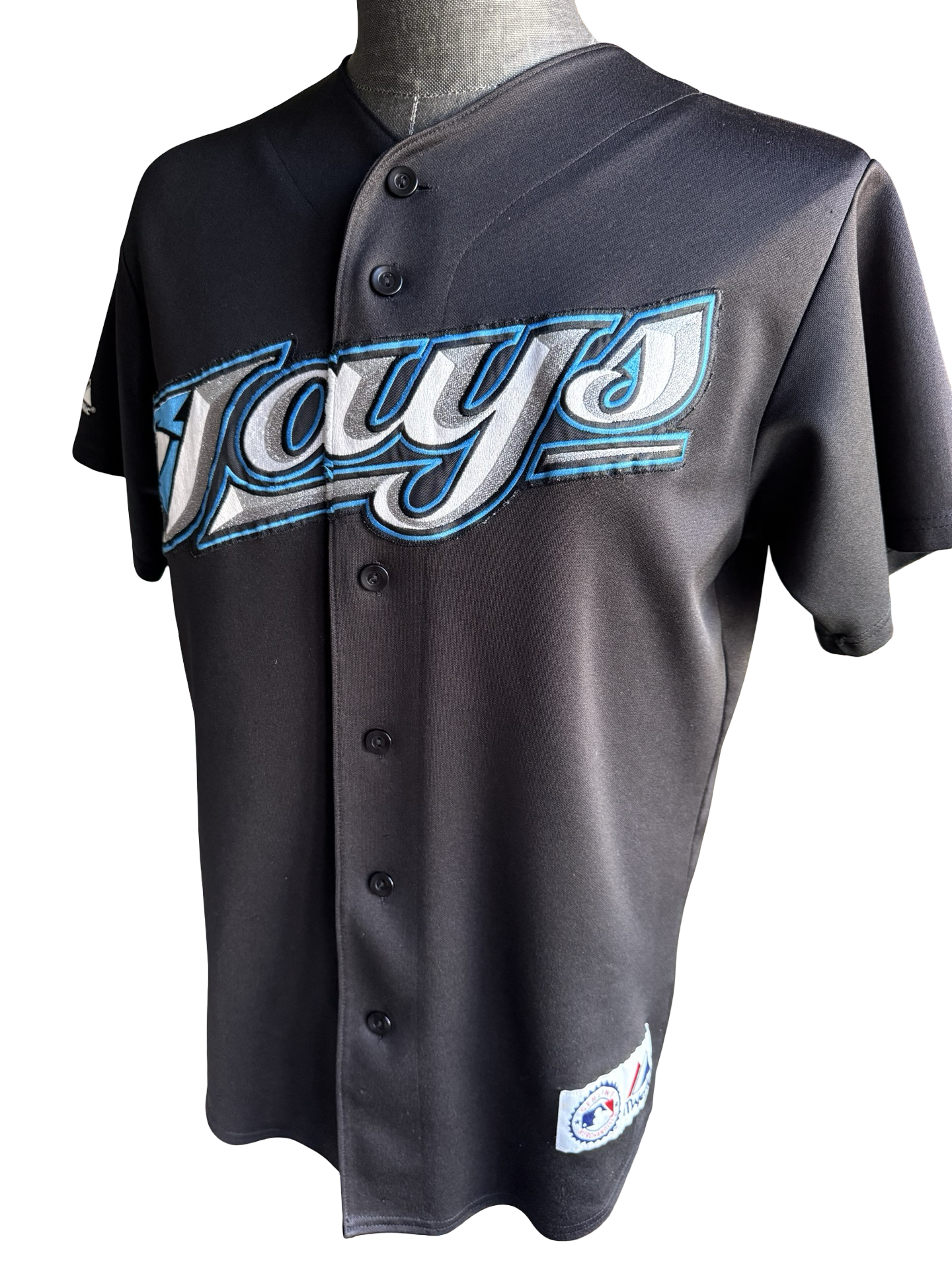 MLB Vtg Reed Johnson 3 Toronto Blue Jays 2000’s Majestic Baseball Jersey Size L