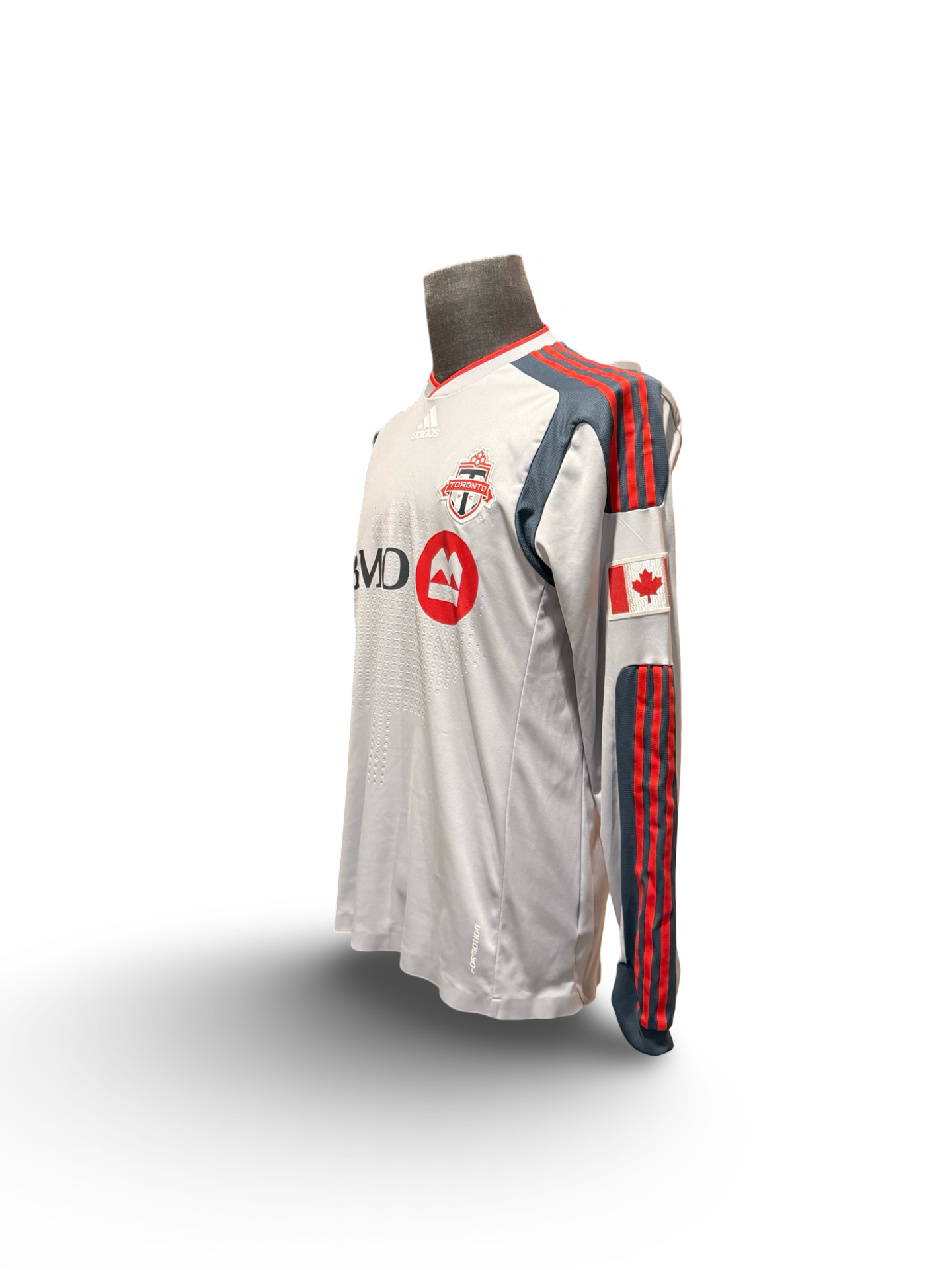 Soccer MLS Vtg Toronto FC 2009-10 Adidas TFC Football Long Sleeve Away Jersey Size M