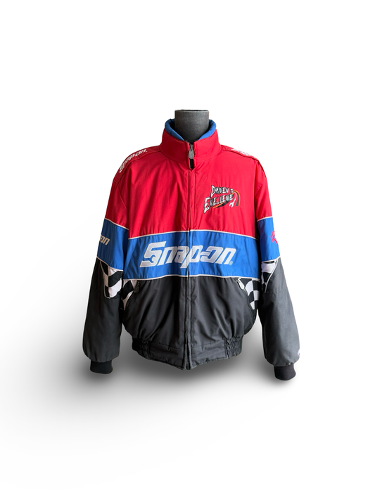 NASCAR Racing Vtg 90’s Snap-On Choko Driven To Excellence Fleece Lined Jacket Size XL